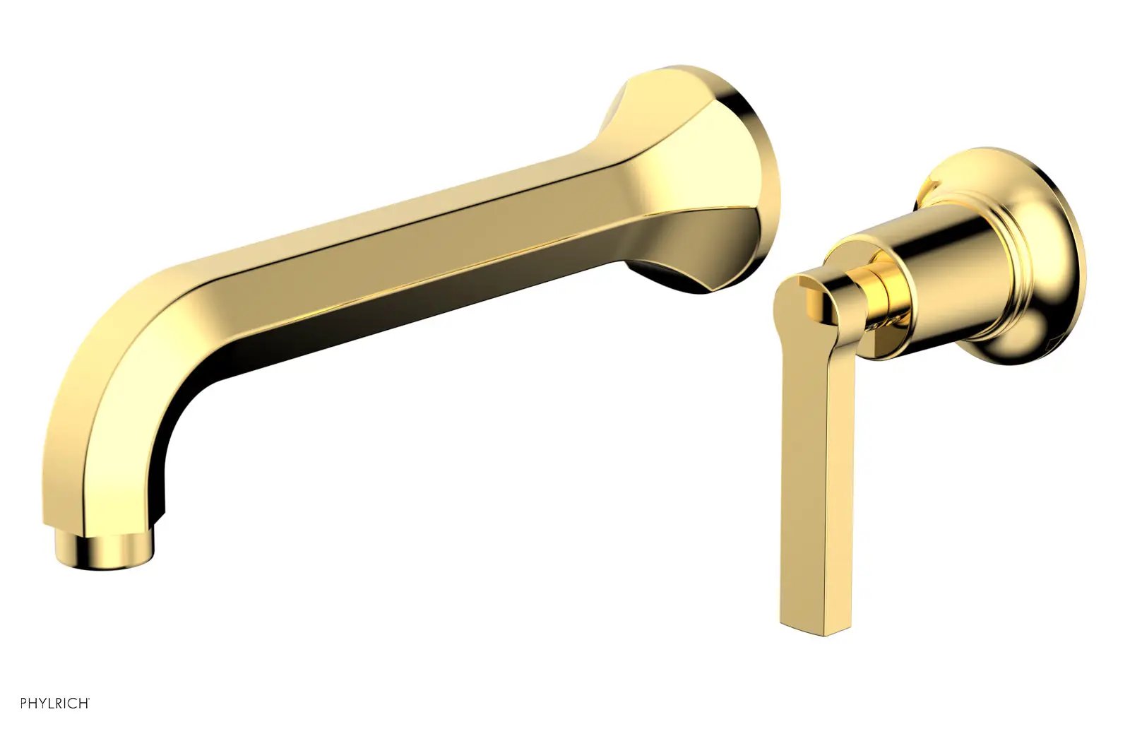 Phylrich HEX MODERN Single Handle Wall Lavatory Set - Lever Handle by Phylrich
