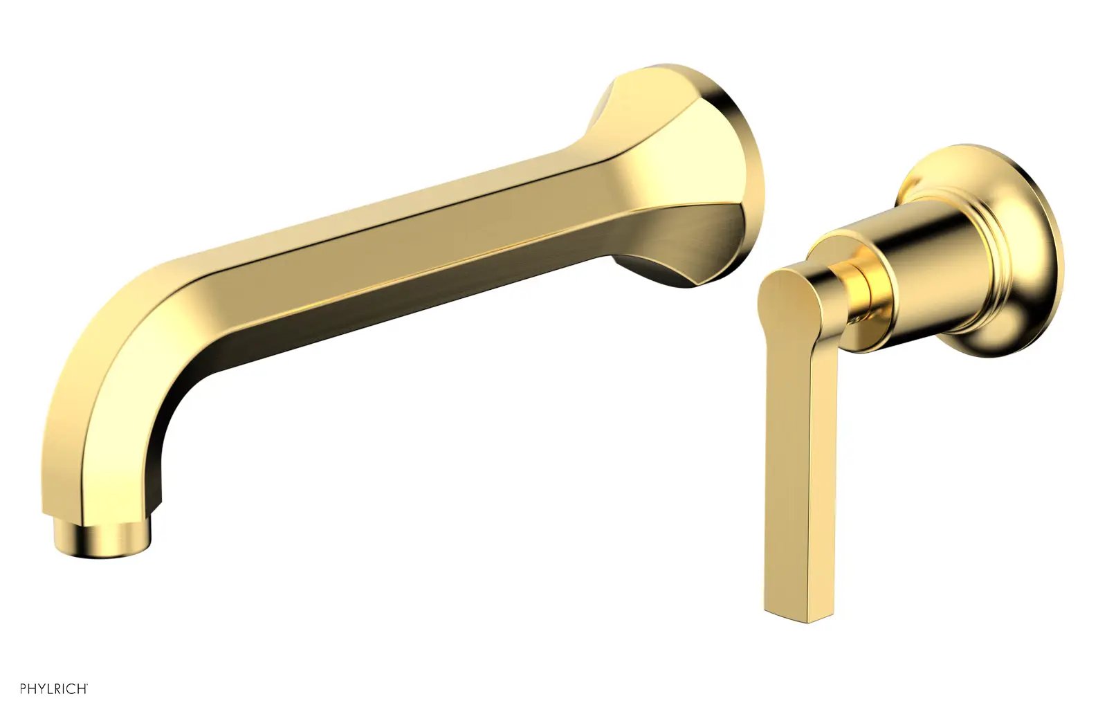Phylrich HEX MODERN Single Handle Wall Lavatory Set - Lever Handle by Phylrich
