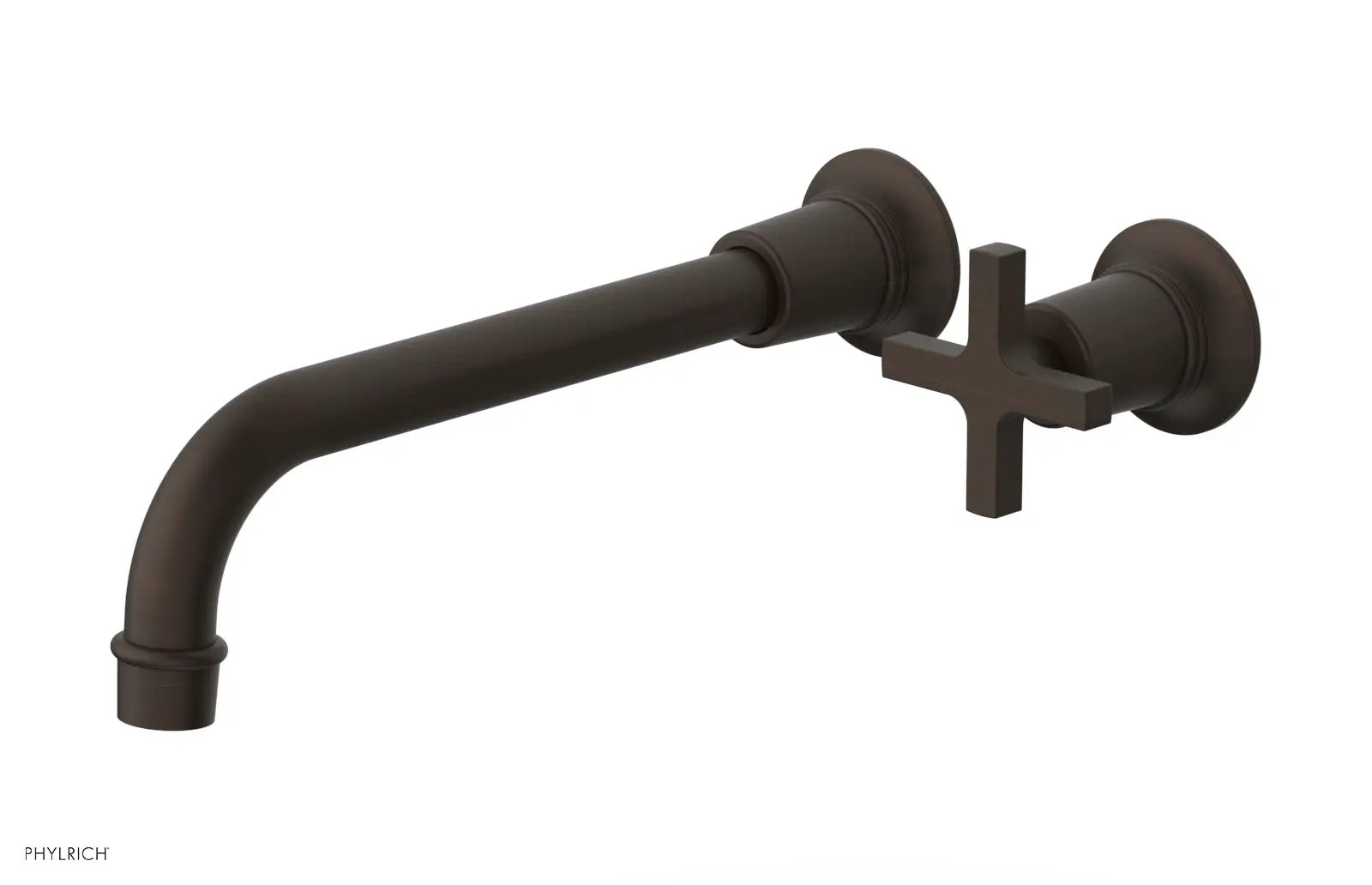 Phylrich HEX MODERN 10" Single Handle Wall Lavatory Set - Cross Handle by Phylrich