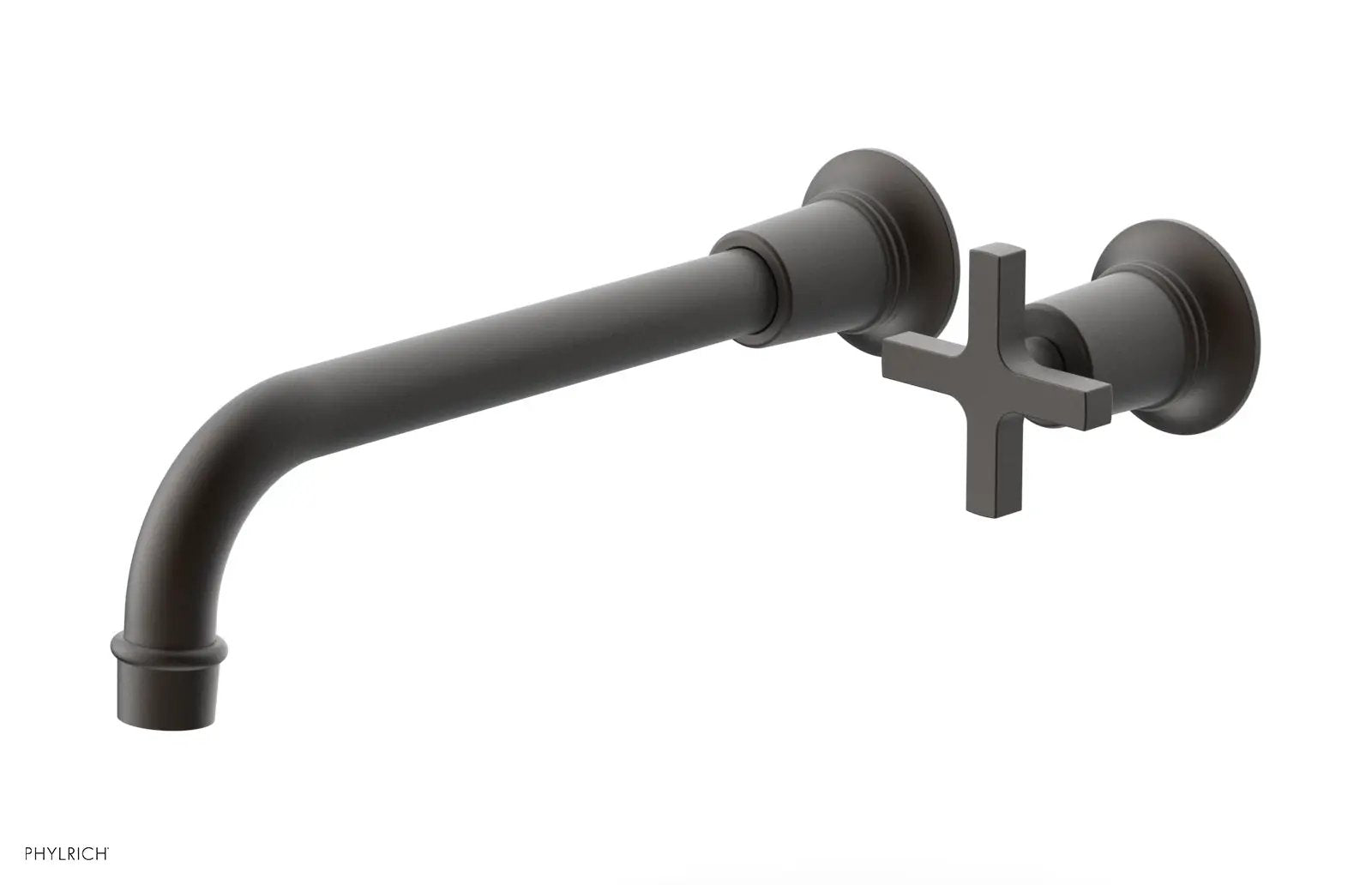Phylrich HEX MODERN 10" Single Handle Wall Lavatory Set - Cross Handle by Phylrich