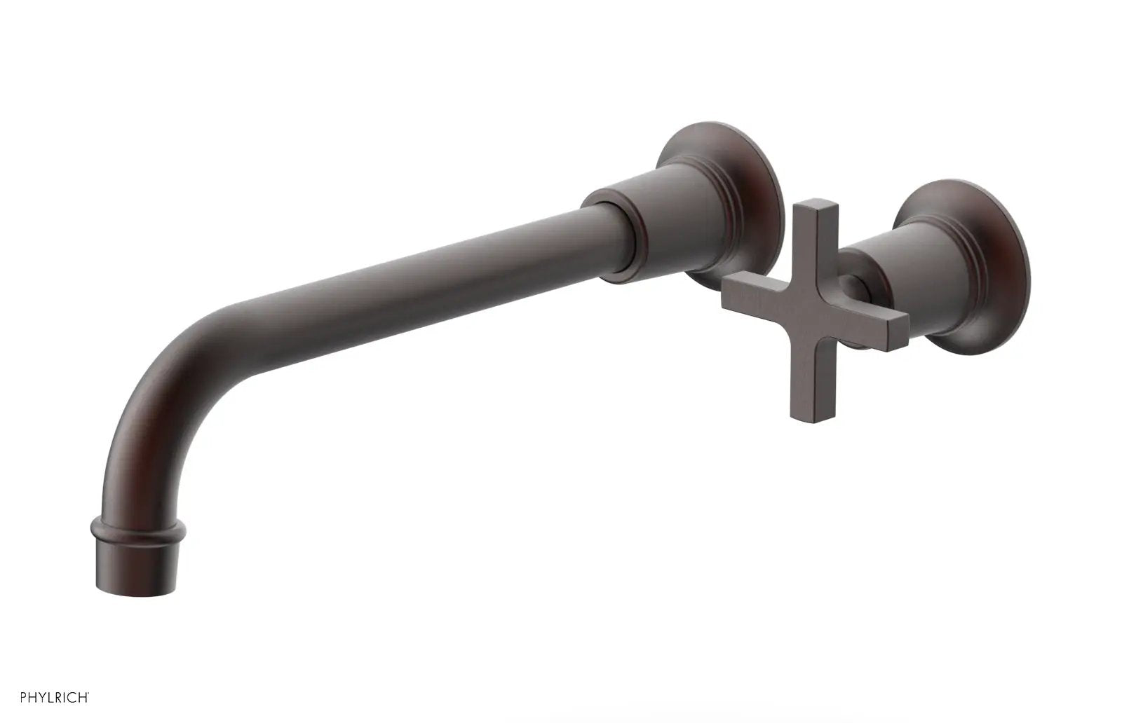 Phylrich HEX MODERN 10" Single Handle Wall Lavatory Set - Cross Handle by Phylrich