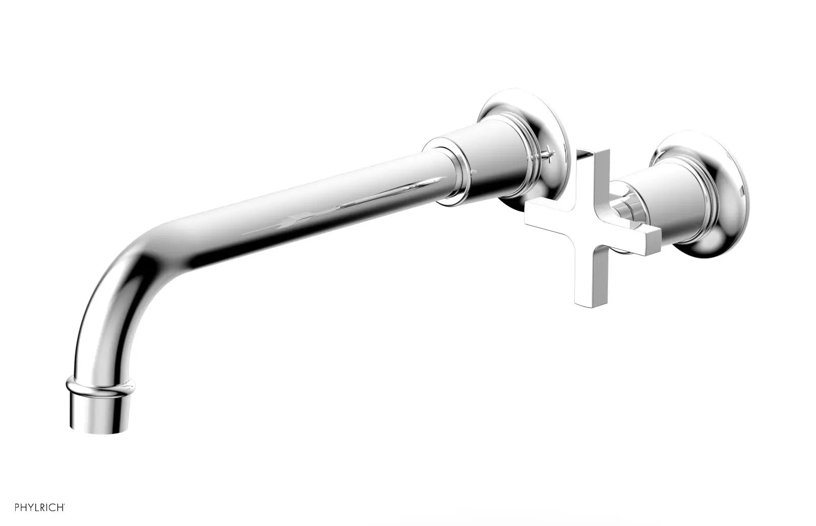 polished chrome lavatory set