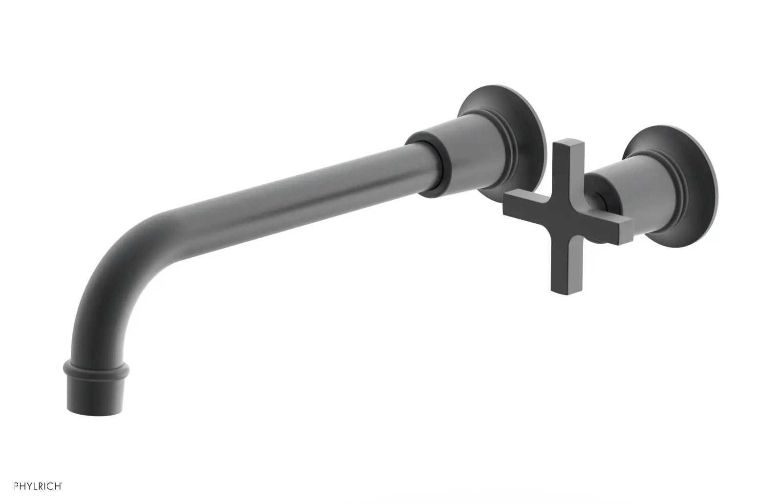 Phylrich HEX MODERN 10" Single Handle Wall Lavatory Set - Cross Handle by Phylrich