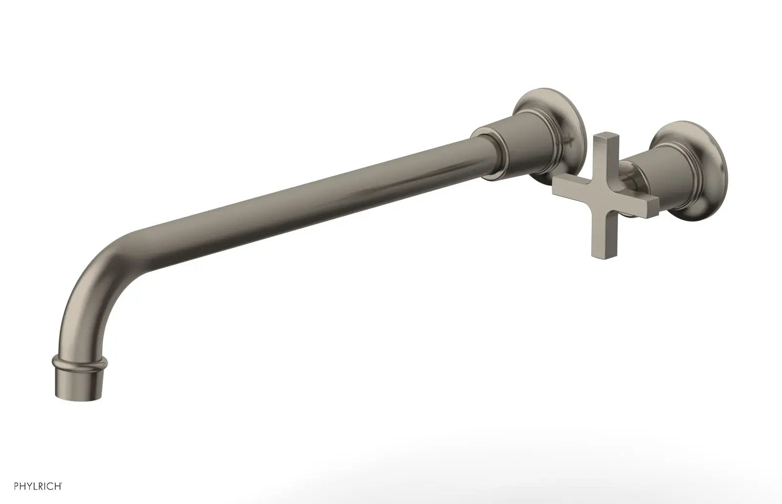 Phylrich HEX MODERN 14" Single Handle Wall Lavatory Set - Cross Handle by Phylrich