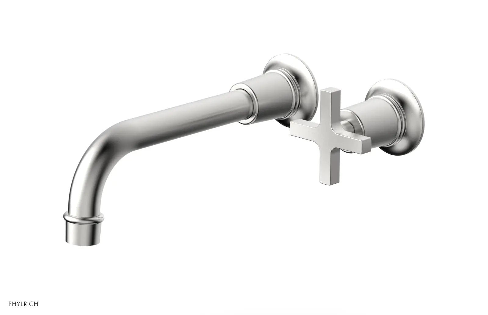 Phylrich HEX MODERN Single Handle Wall Lavatory Set - Cross Handle by Phylrich