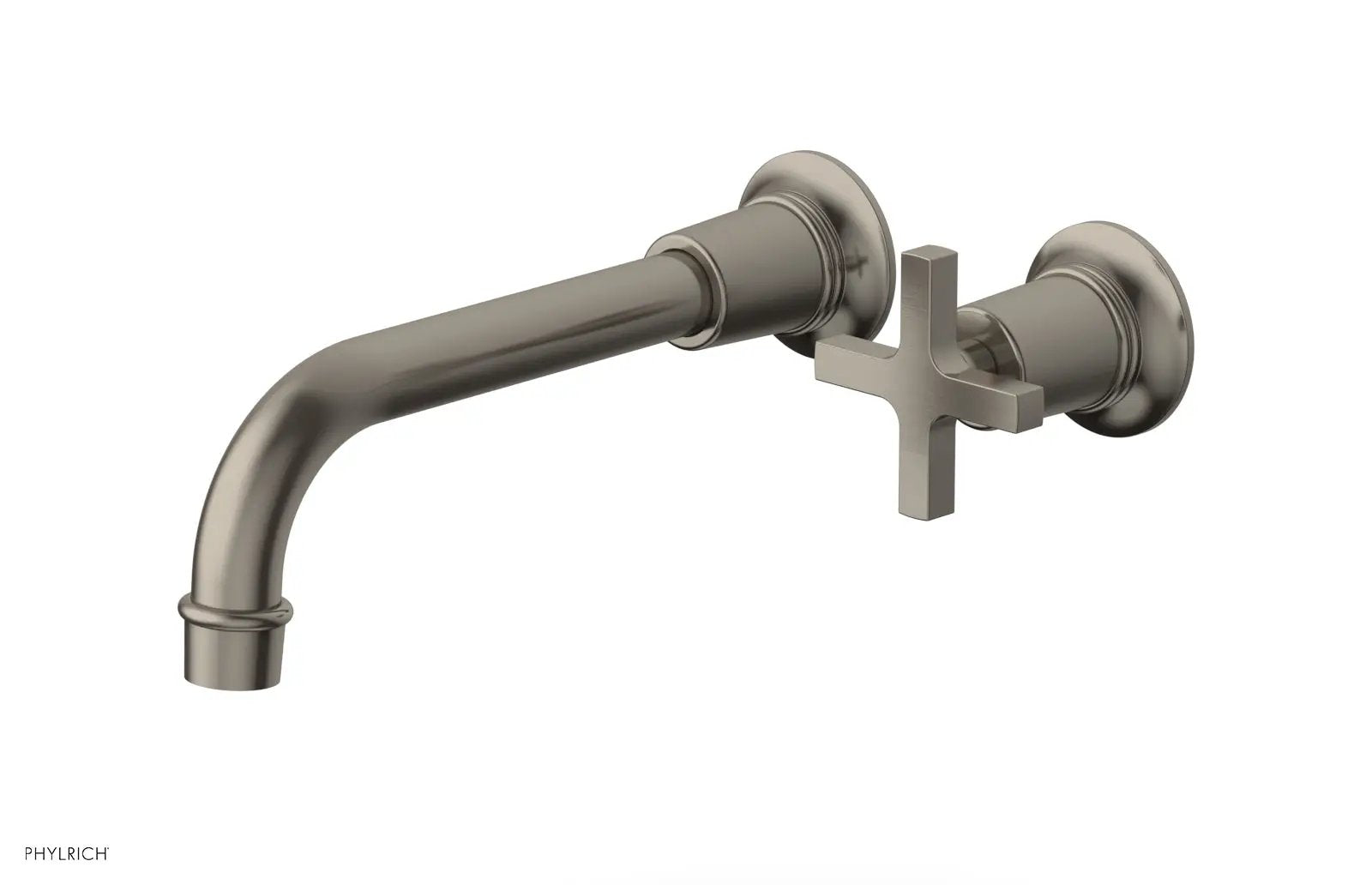 Phylrich HEX MODERN Single Handle Wall Lavatory Set - Cross Handle by Phylrich