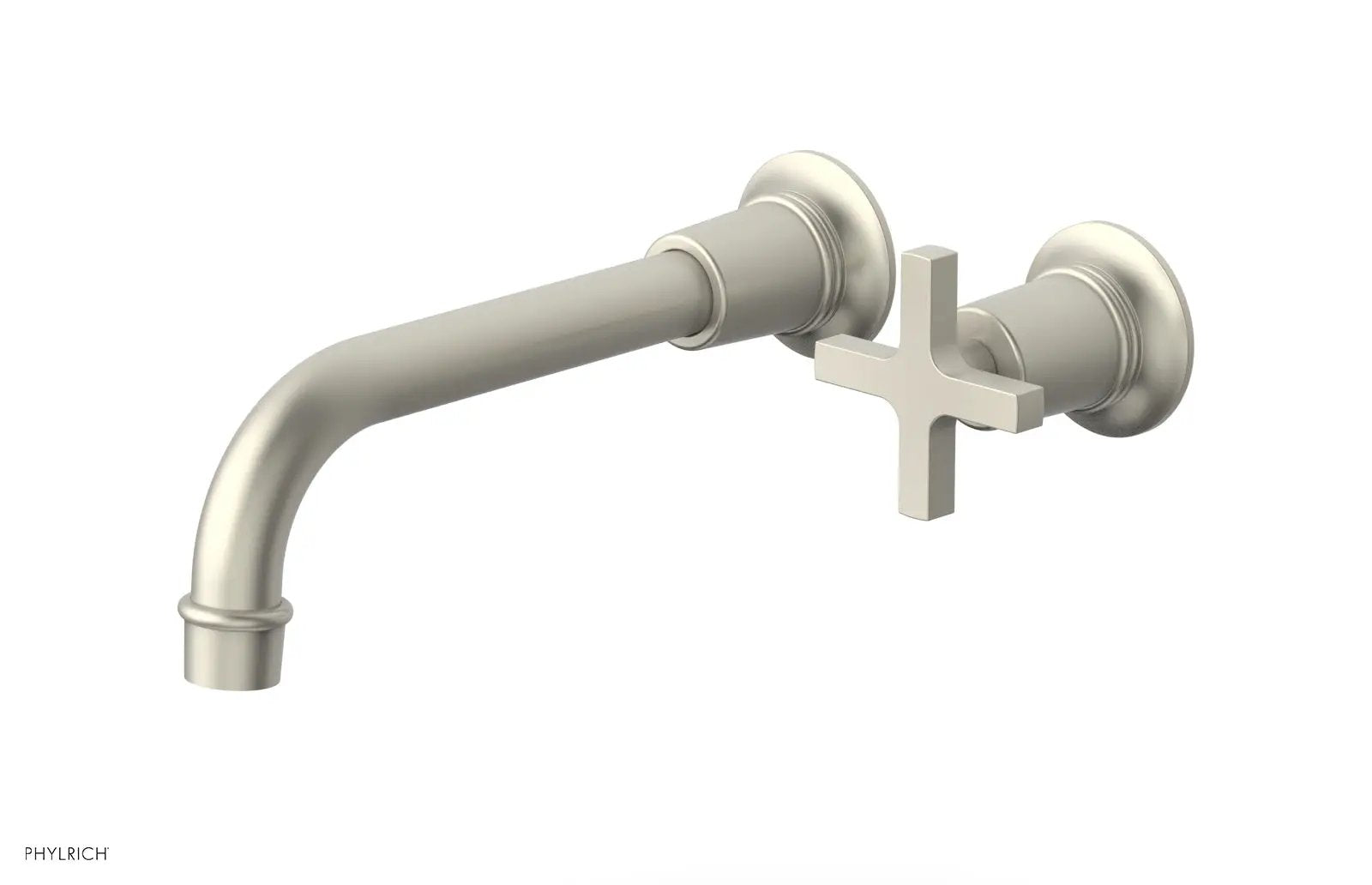 Phylrich HEX MODERN Single Handle Wall Lavatory Set - Cross Handle by Phylrich