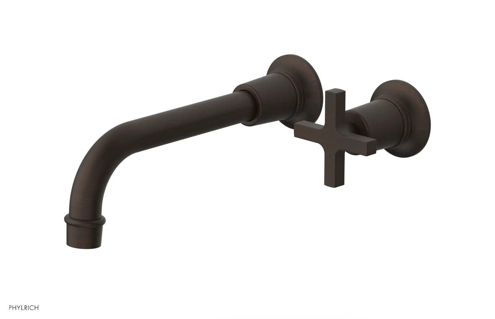 Phylrich HEX MODERN Single Handle Wall Lavatory Set - Cross Handle by Phylrich