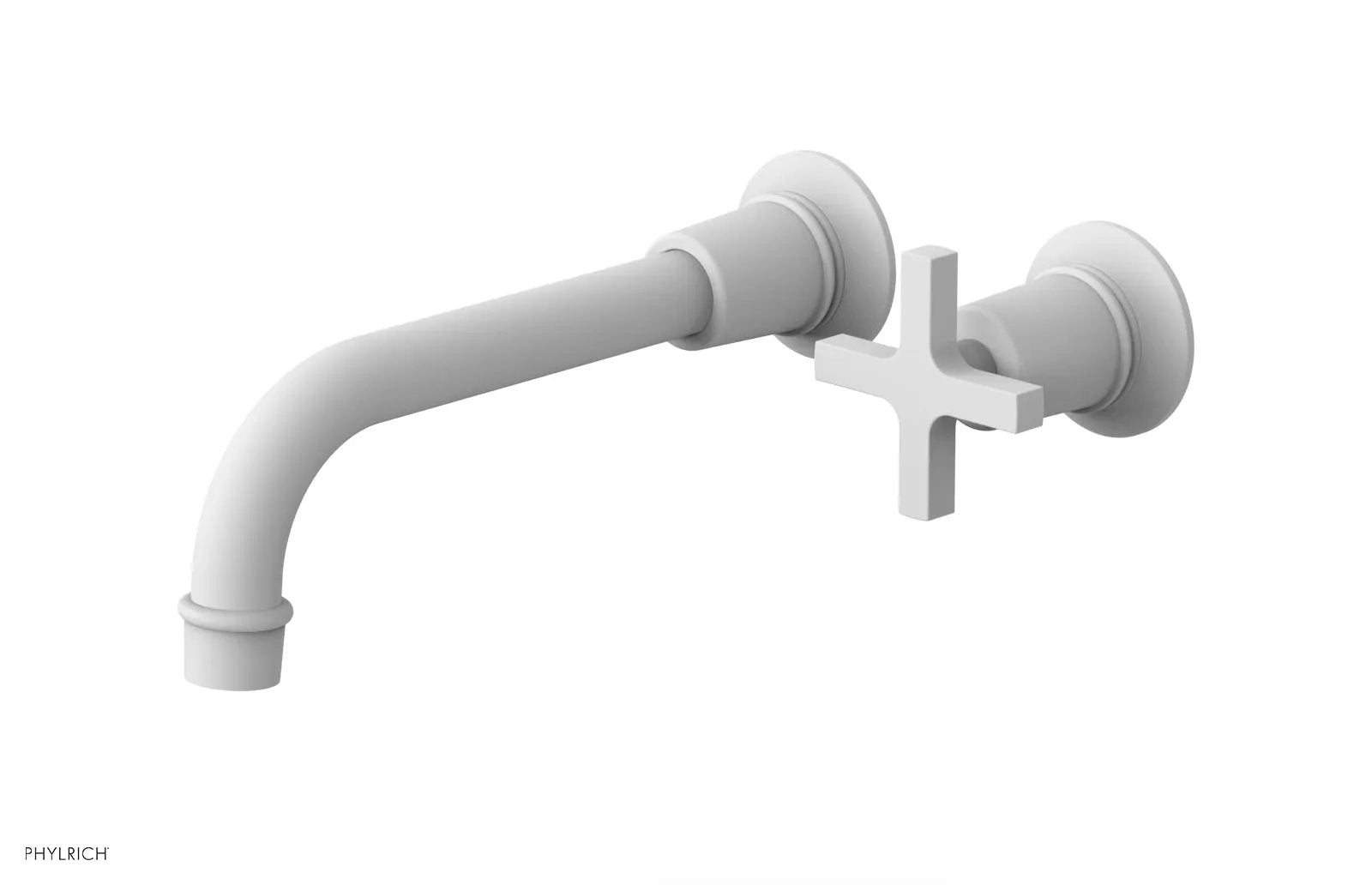 Phylrich HEX MODERN Single Handle Wall Lavatory Set - Cross Handle by Phylrich