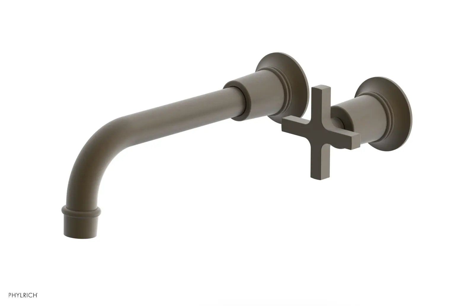 Phylrich HEX MODERN Single Handle Wall Lavatory Set - Cross Handle by Phylrich