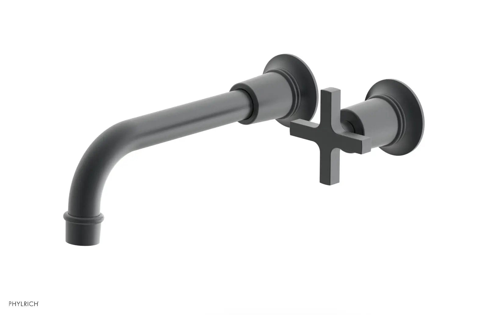 Phylrich HEX MODERN Single Handle Wall Lavatory Set - Cross Handle by Phylrich