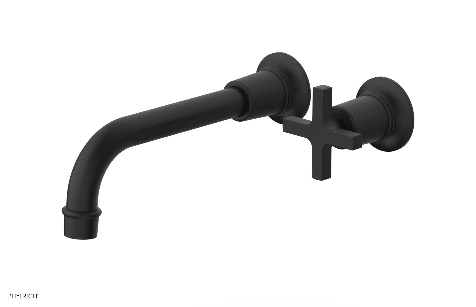Phylrich HEX MODERN Single Handle Wall Lavatory Set - Cross Handle by Phylrich