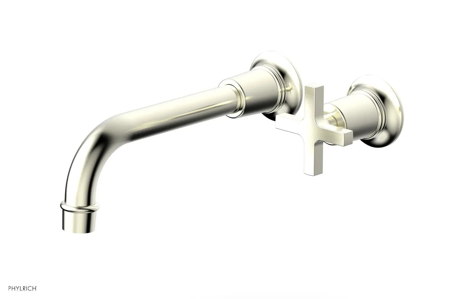 Phylrich HEX MODERN Single Handle Wall Lavatory Set - Cross Handle by Phylrich