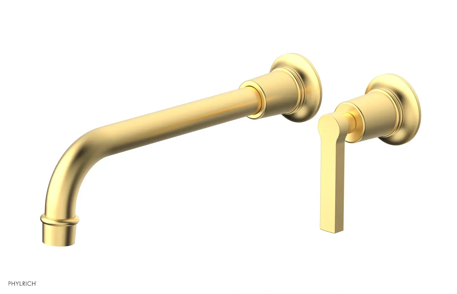 Phylrich HEX MODERN 10" Single Handle Wall Lavatory Set - Lever Handle by Phylrich