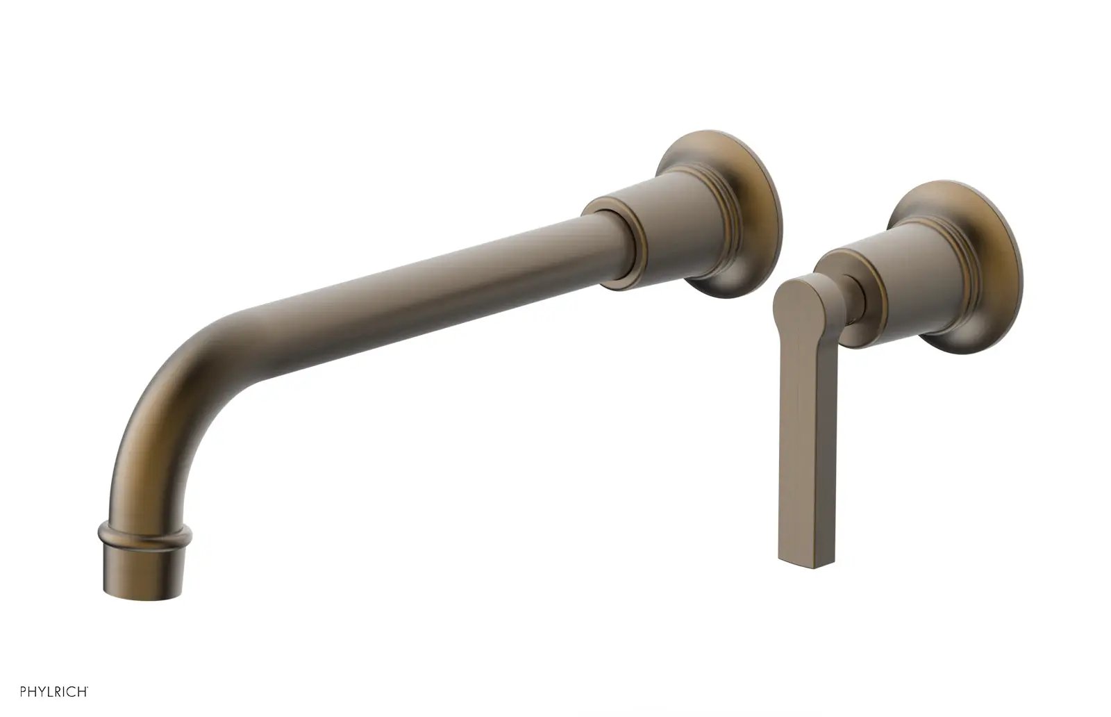 Phylrich HEX MODERN 10" Single Handle Wall Lavatory Set - Lever Handle by Phylrich
