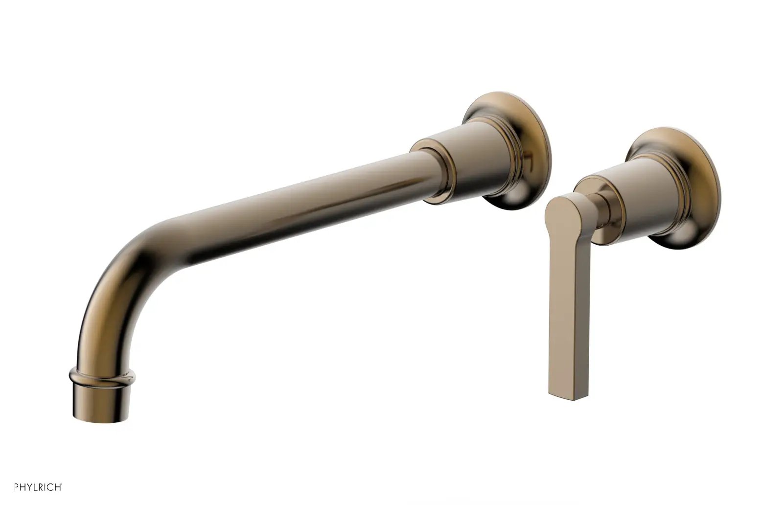 Phylrich HEX MODERN 10" Single Handle Wall Lavatory Set - Lever Handle by Phylrich