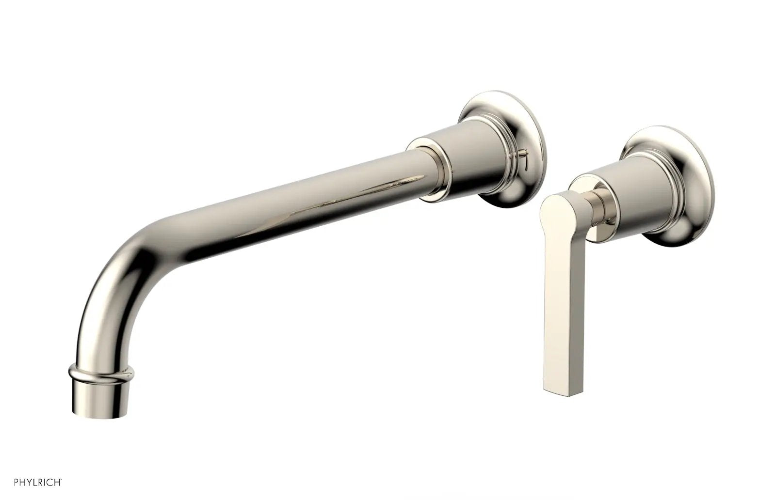 Phylrich HEX MODERN 10" Single Handle Wall Lavatory Set - Lever Handle by Phylrich