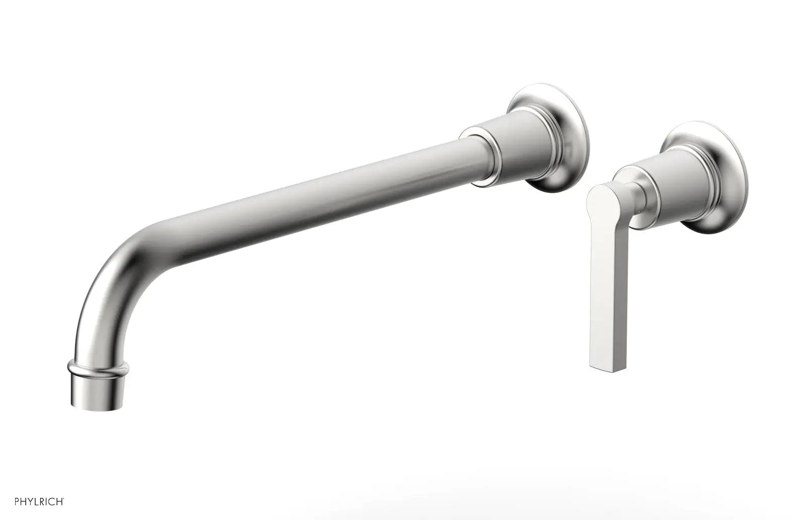 Phylrich HEX MODERN 12" Single Handle Wall Lavatory Set - Lever Handle by Phylrich
