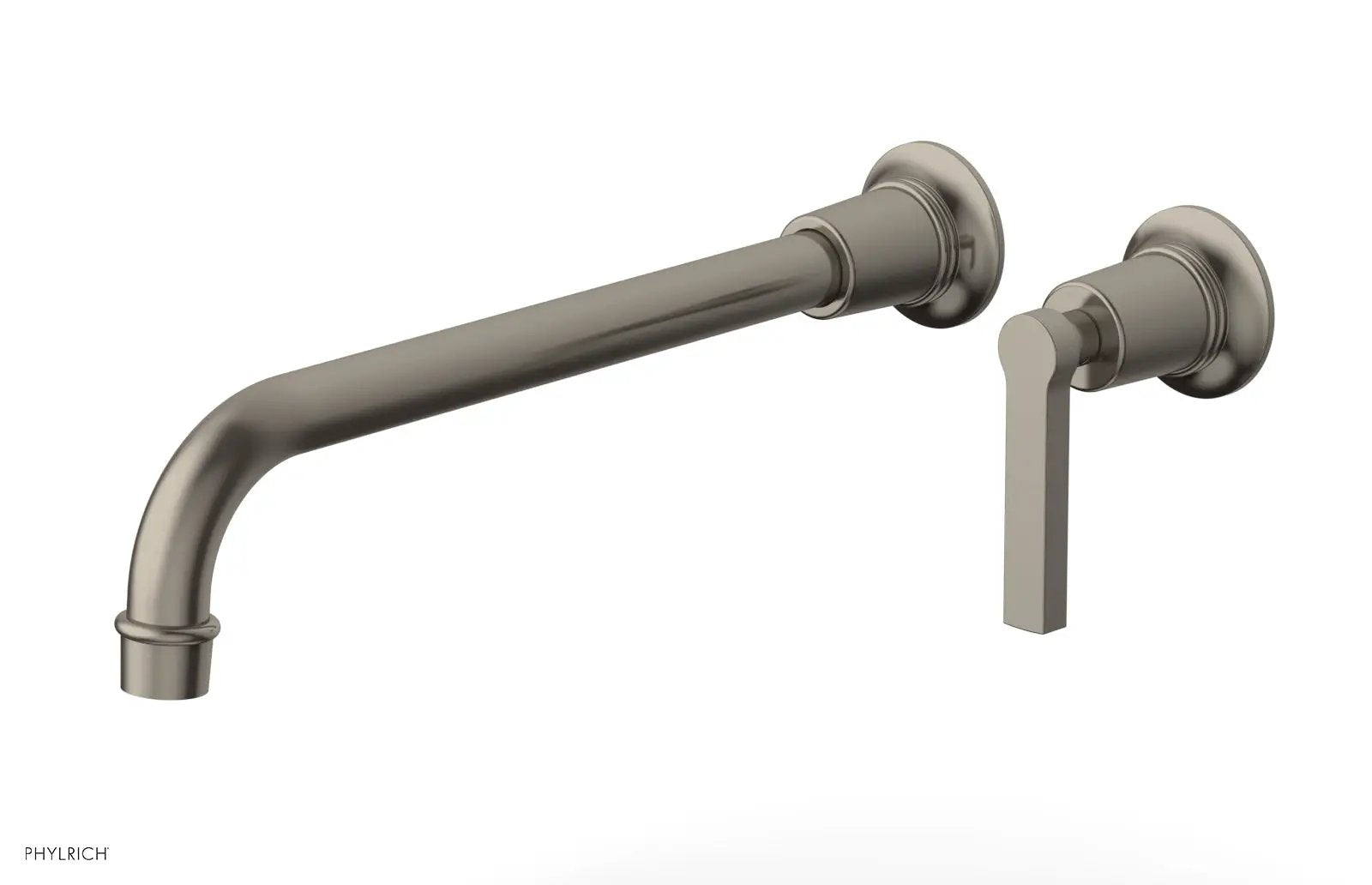 Phylrich HEX MODERN 12" Single Handle Wall Lavatory Set - Lever Handle by Phylrich