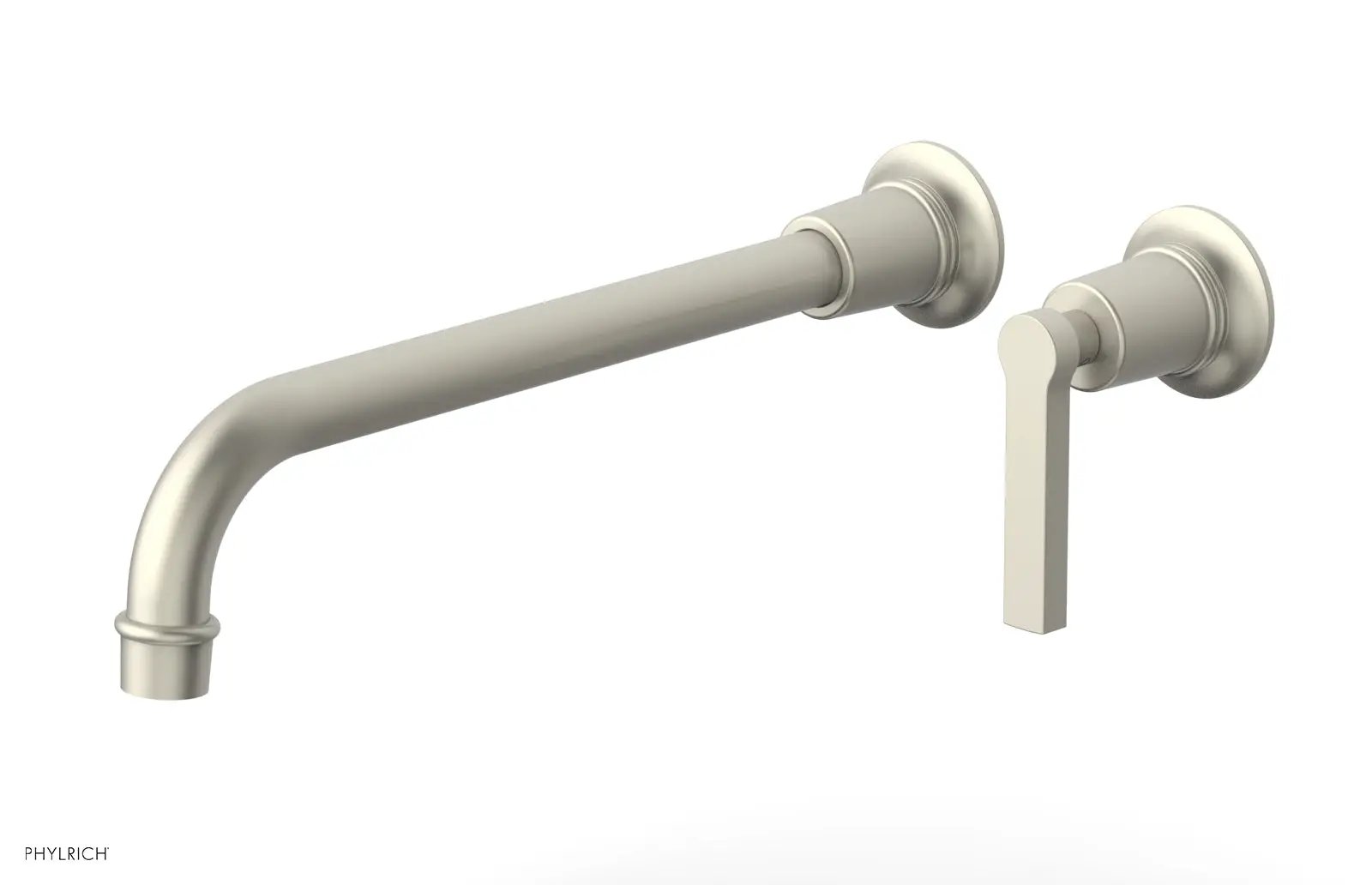 Phylrich HEX MODERN 12" Single Handle Wall Lavatory Set - Lever Handle by Phylrich
