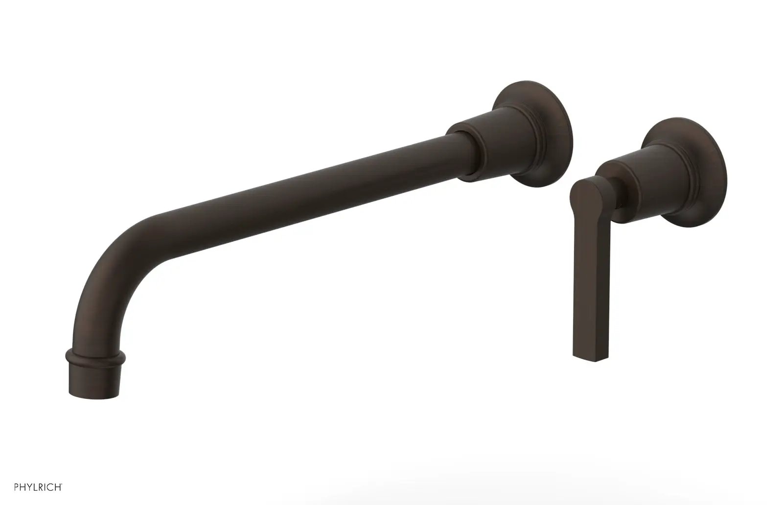 Phylrich HEX MODERN 12" Single Handle Wall Lavatory Set - Lever Handle by Phylrich