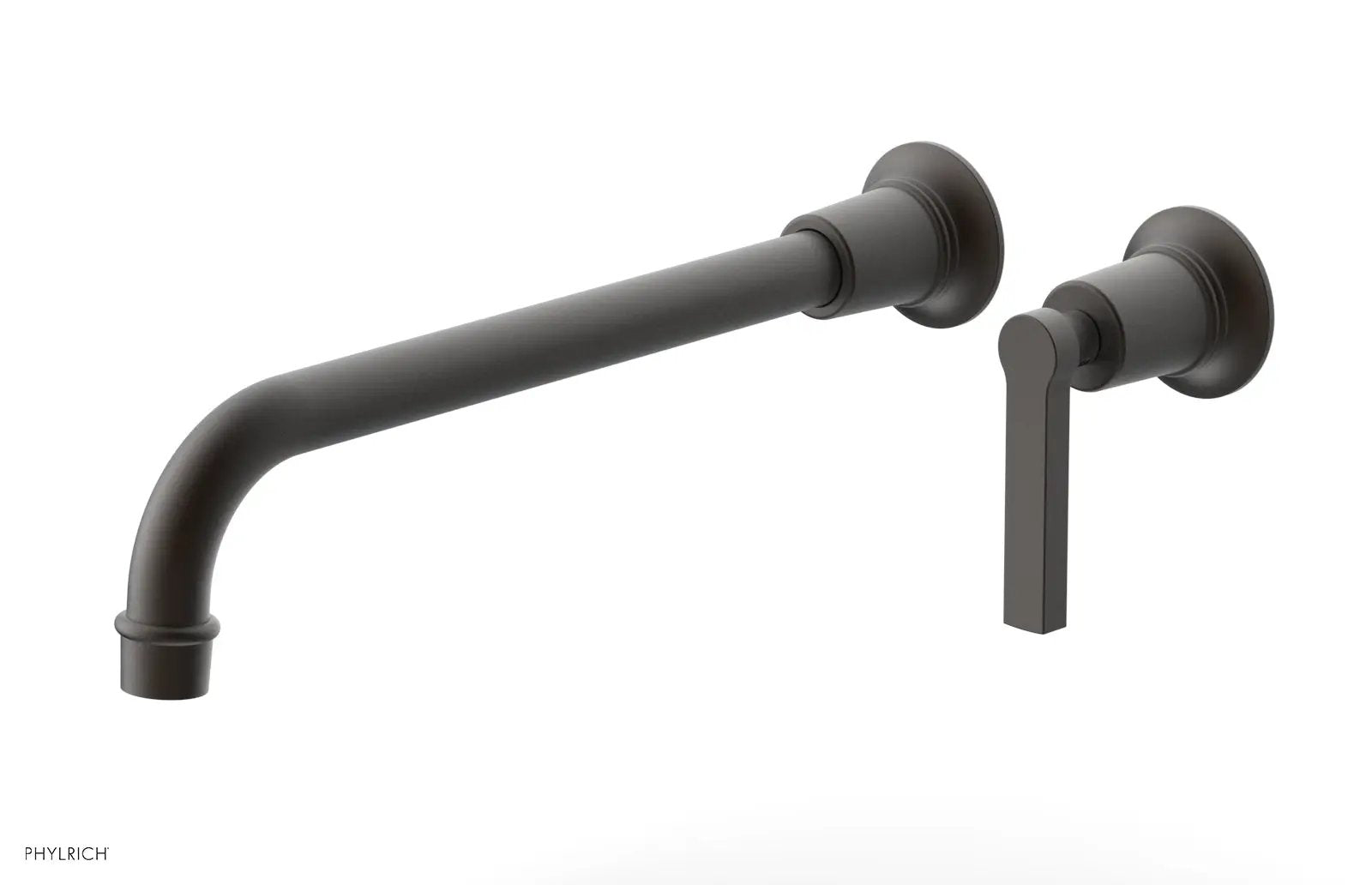 Phylrich HEX MODERN 12" Single Handle Wall Lavatory Set - Lever Handle by Phylrich