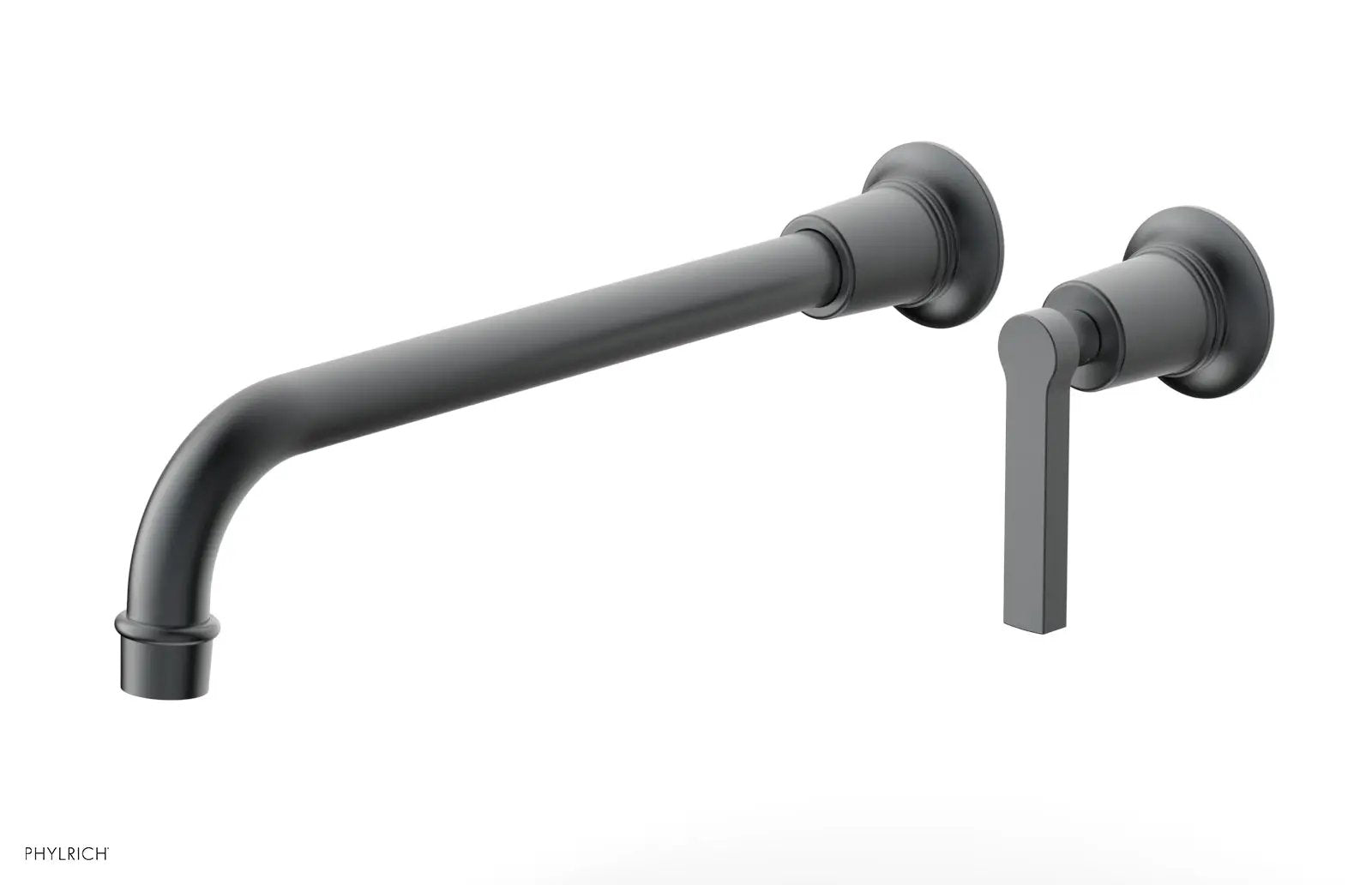 Phylrich HEX MODERN 12" Single Handle Wall Lavatory Set - Lever Handle by Phylrich