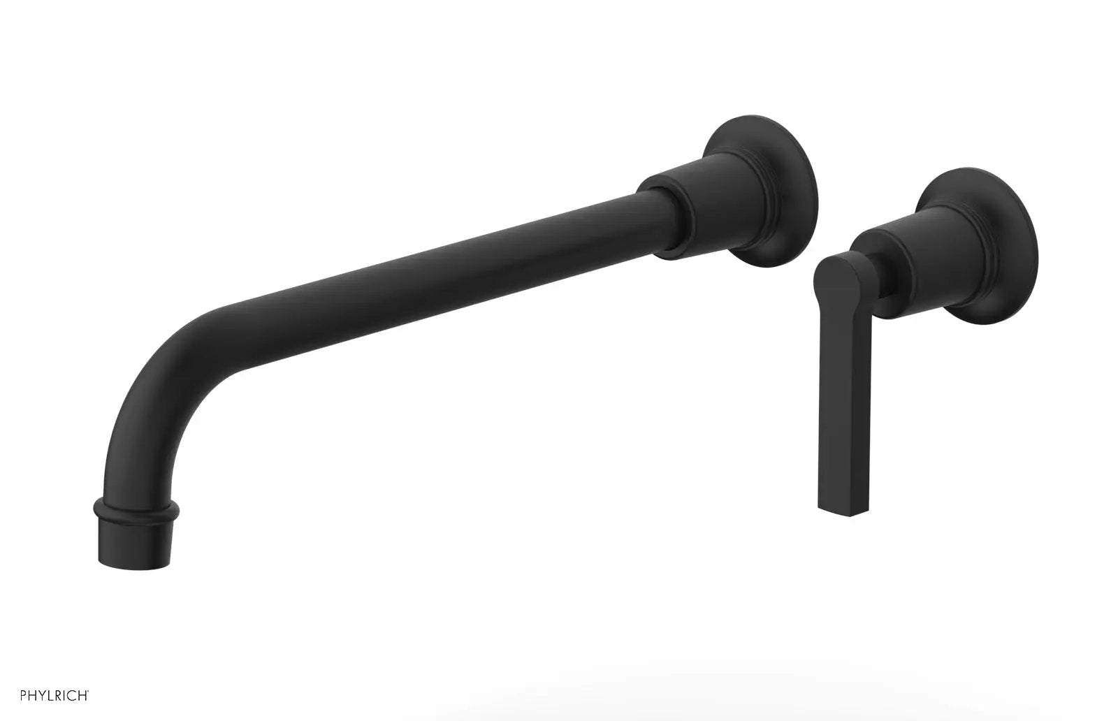 Phylrich HEX MODERN 12" Single Handle Wall Lavatory Set - Lever Handle by Phylrich