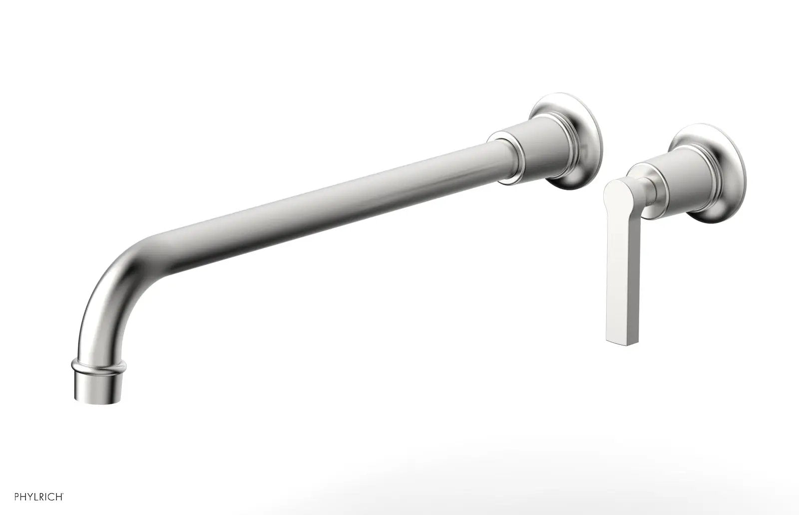 Phylrich HEX MODERN 14" Single Handle Wall Lavatory Set - Lever Handle by Phylrich