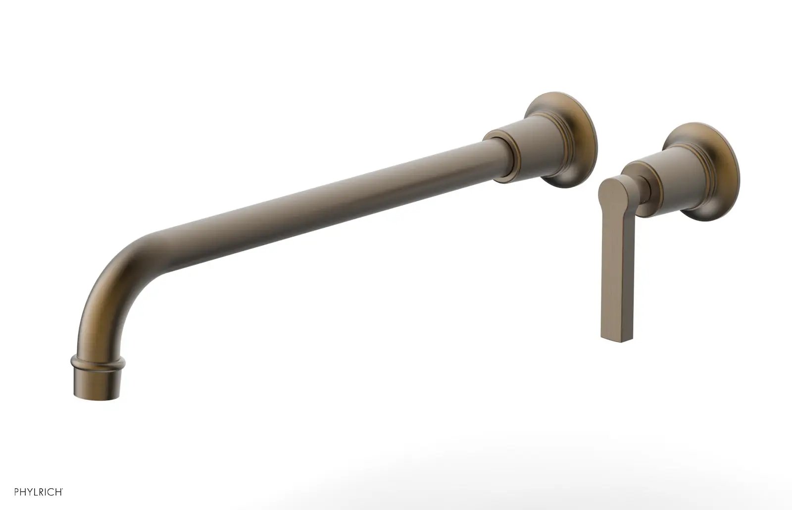 Phylrich HEX MODERN 14" Single Handle Wall Lavatory Set - Lever Handle by Phylrich