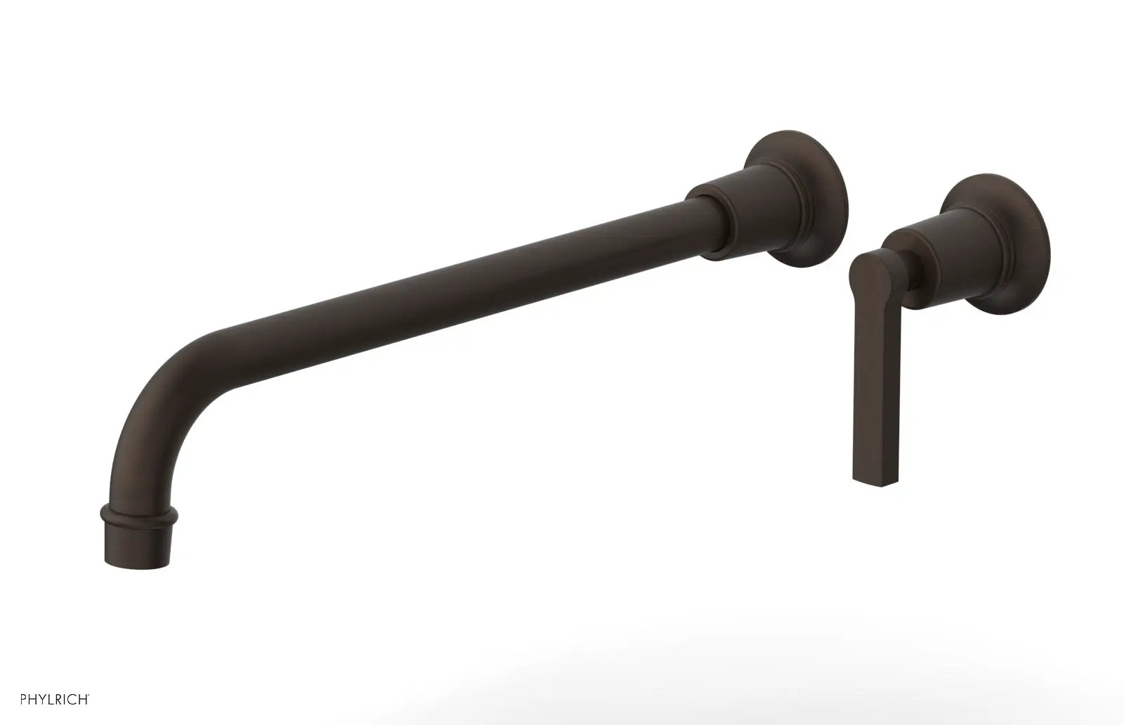 Phylrich HEX MODERN 14" Single Handle Wall Lavatory Set - Lever Handle by Phylrich