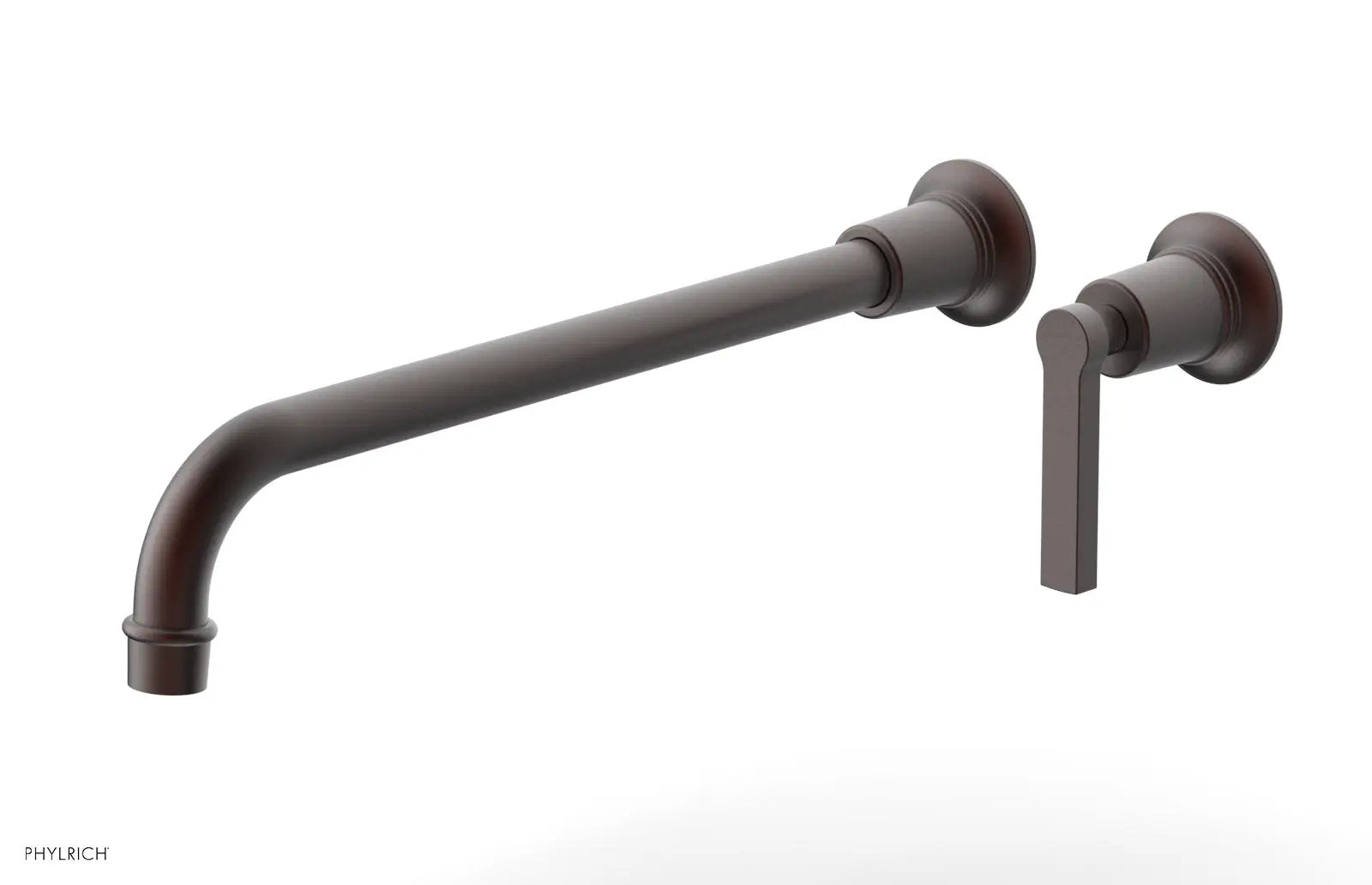 Phylrich HEX MODERN 14" Single Handle Wall Lavatory Set - Lever Handle by Phylrich