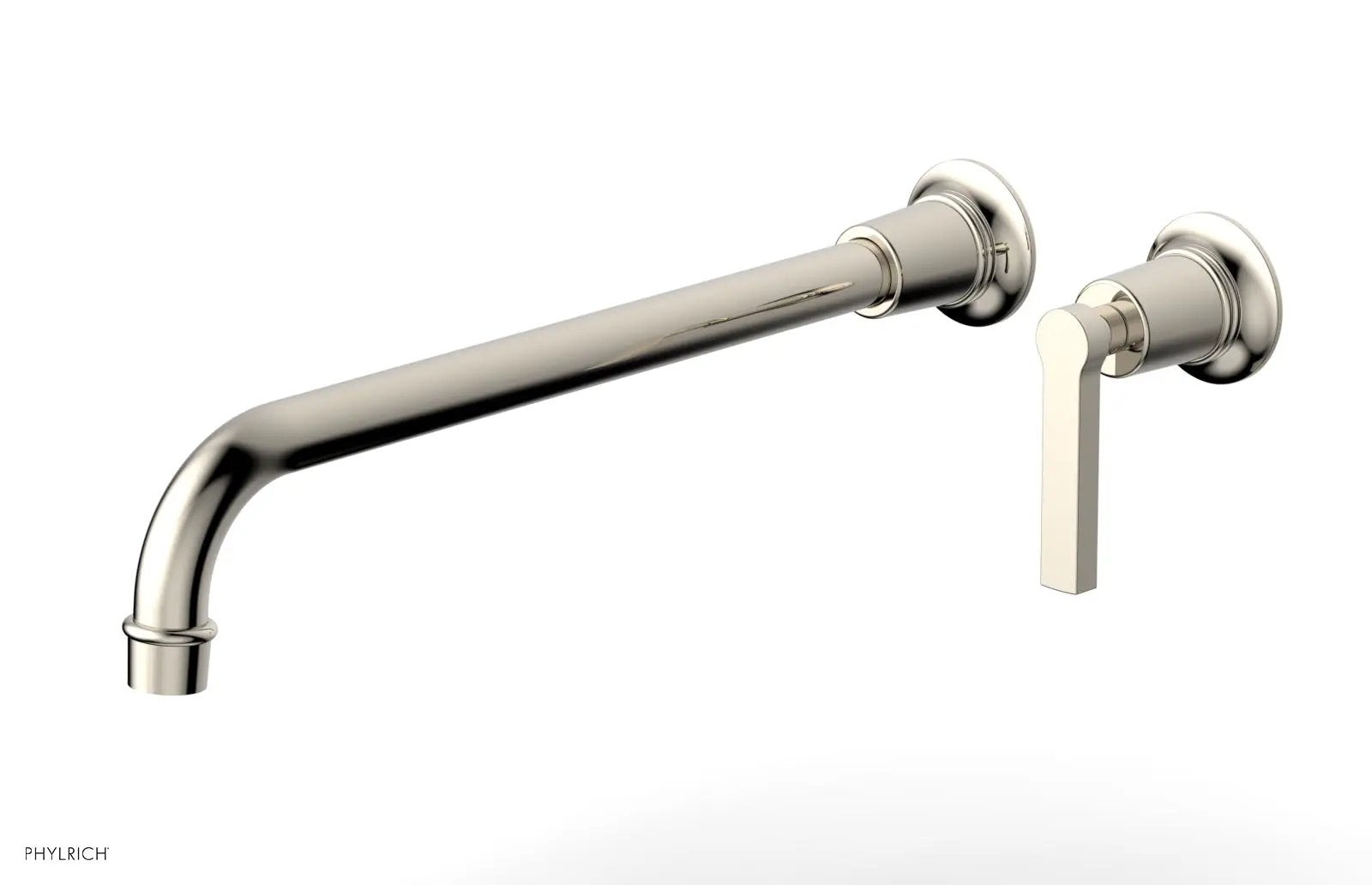 Phylrich HEX MODERN 14" Single Handle Wall Lavatory Set - Lever Handle by Phylrich