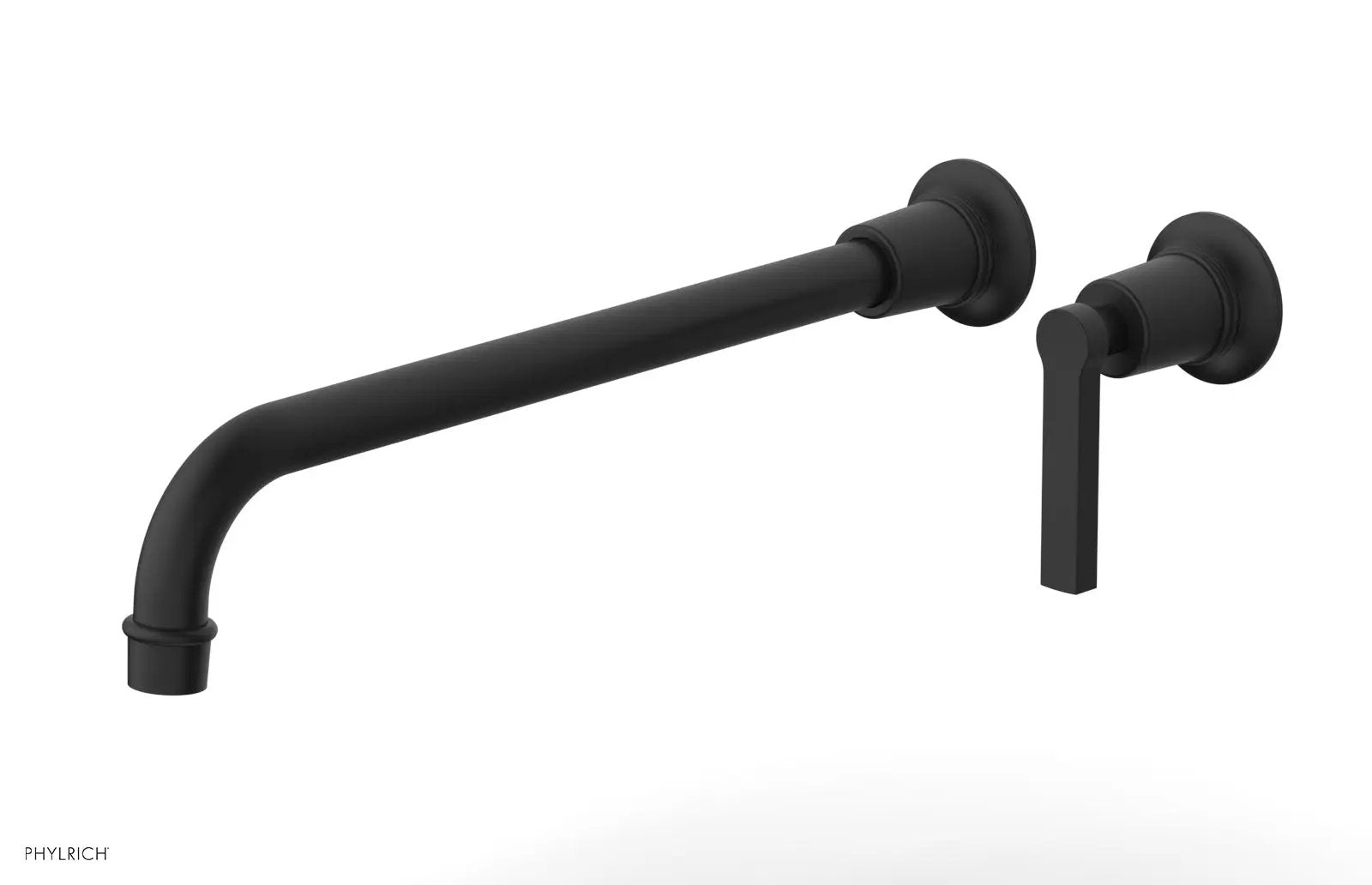 Phylrich HEX MODERN 14" Single Handle Wall Lavatory Set - Lever Handle by Phylrich