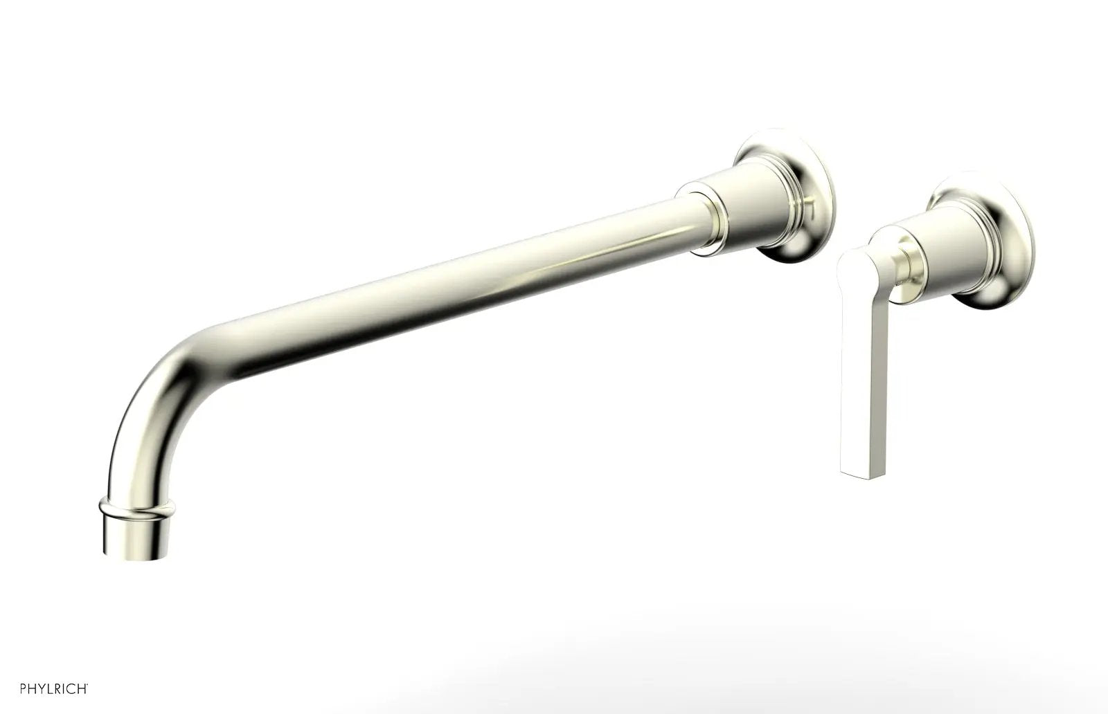 Phylrich HEX MODERN 14" Single Handle Wall Lavatory Set - Lever Handle by Phylrich