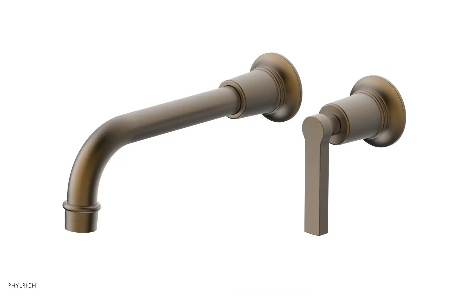 Phylrich HEX MODERN Single Handle Wall Lavatory Set - Lever Handle by Phylrich