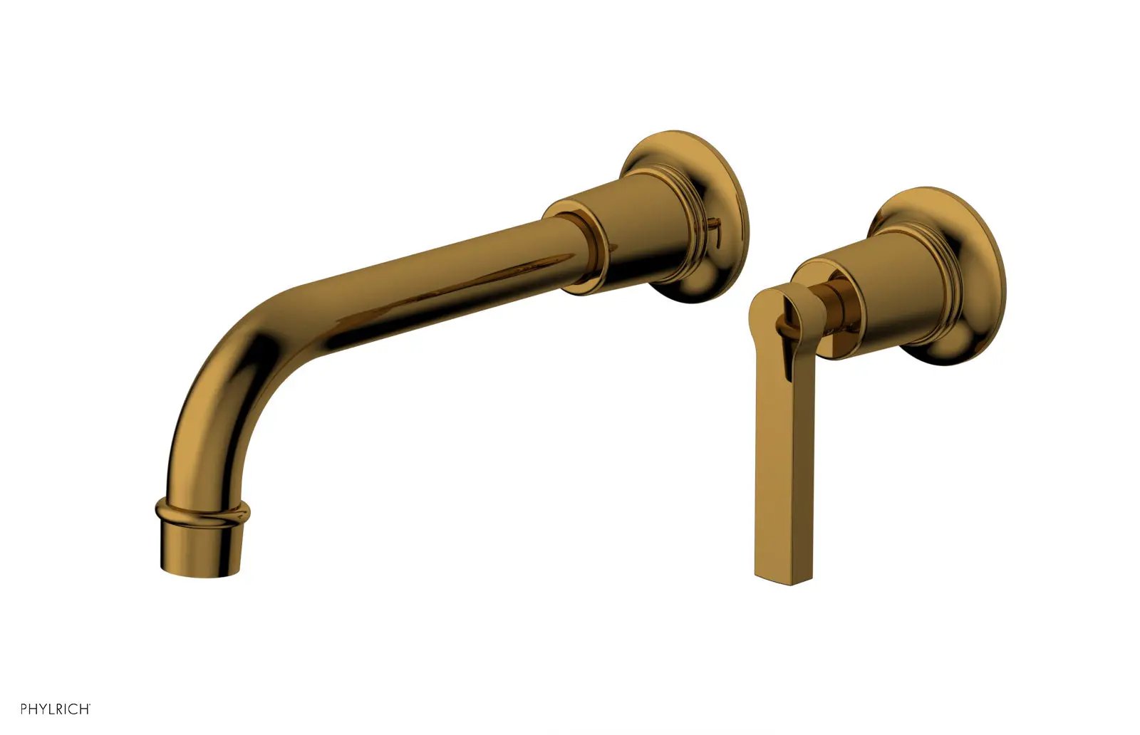 Phylrich HEX MODERN Single Handle Wall Lavatory Set - Lever Handle by Phylrich