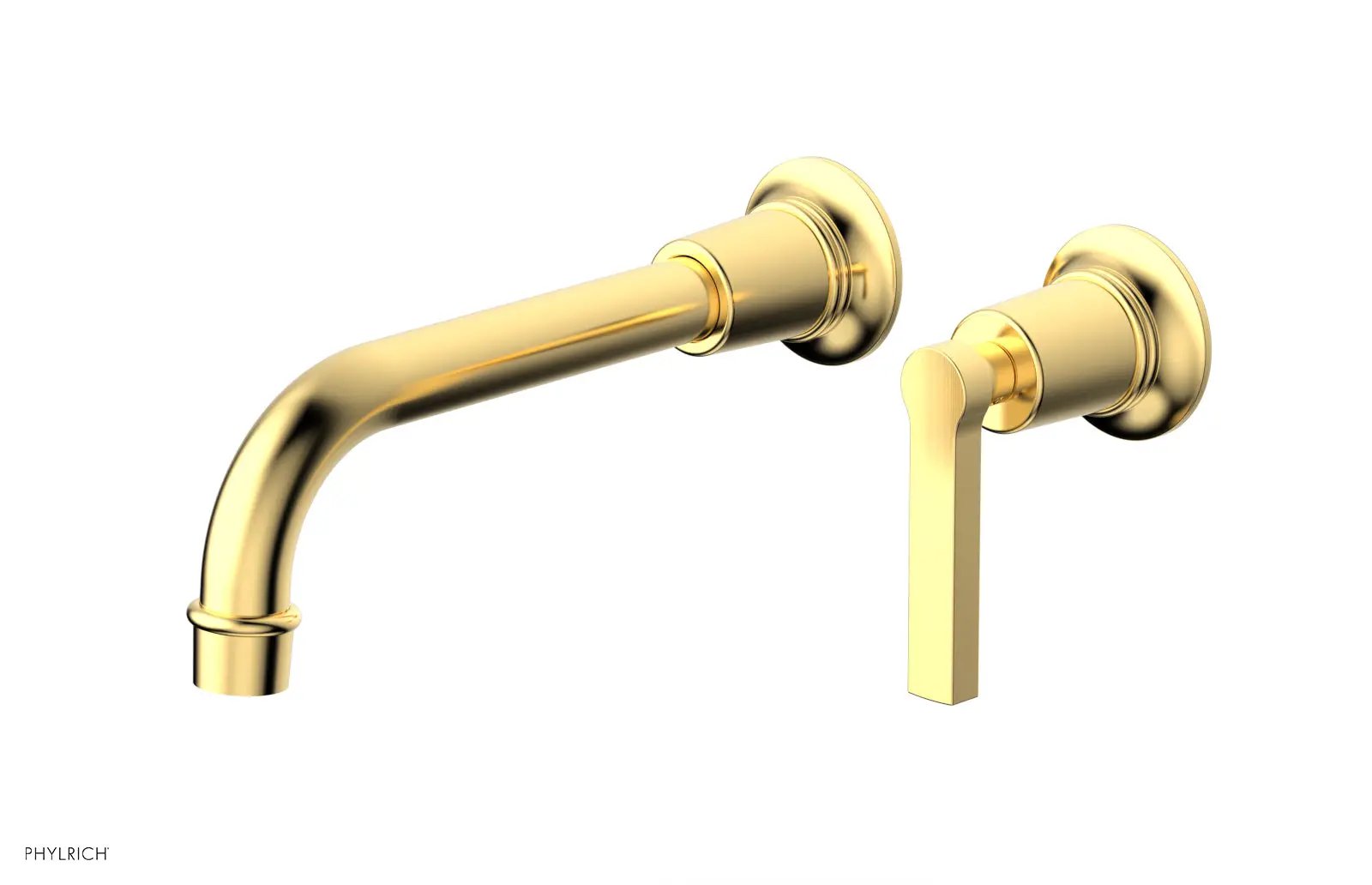 Phylrich HEX MODERN Single Handle Wall Lavatory Set - Lever Handle by Phylrich