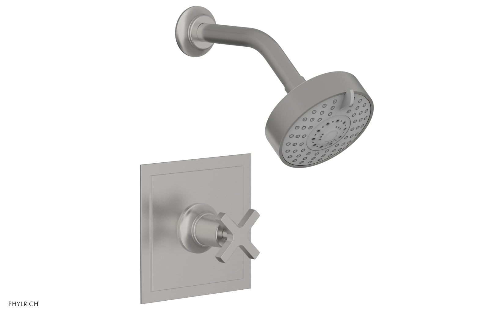 Phylrich HEX MODERN Pressure Balance Shower Set - Cross Handle