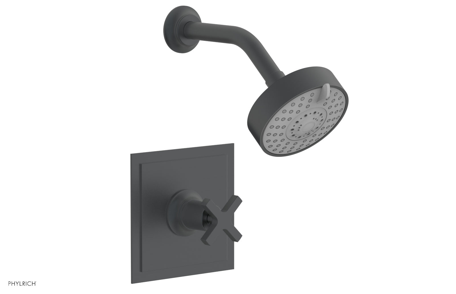 Phylrich HEX MODERN Pressure Balance Shower Set - Cross Handle