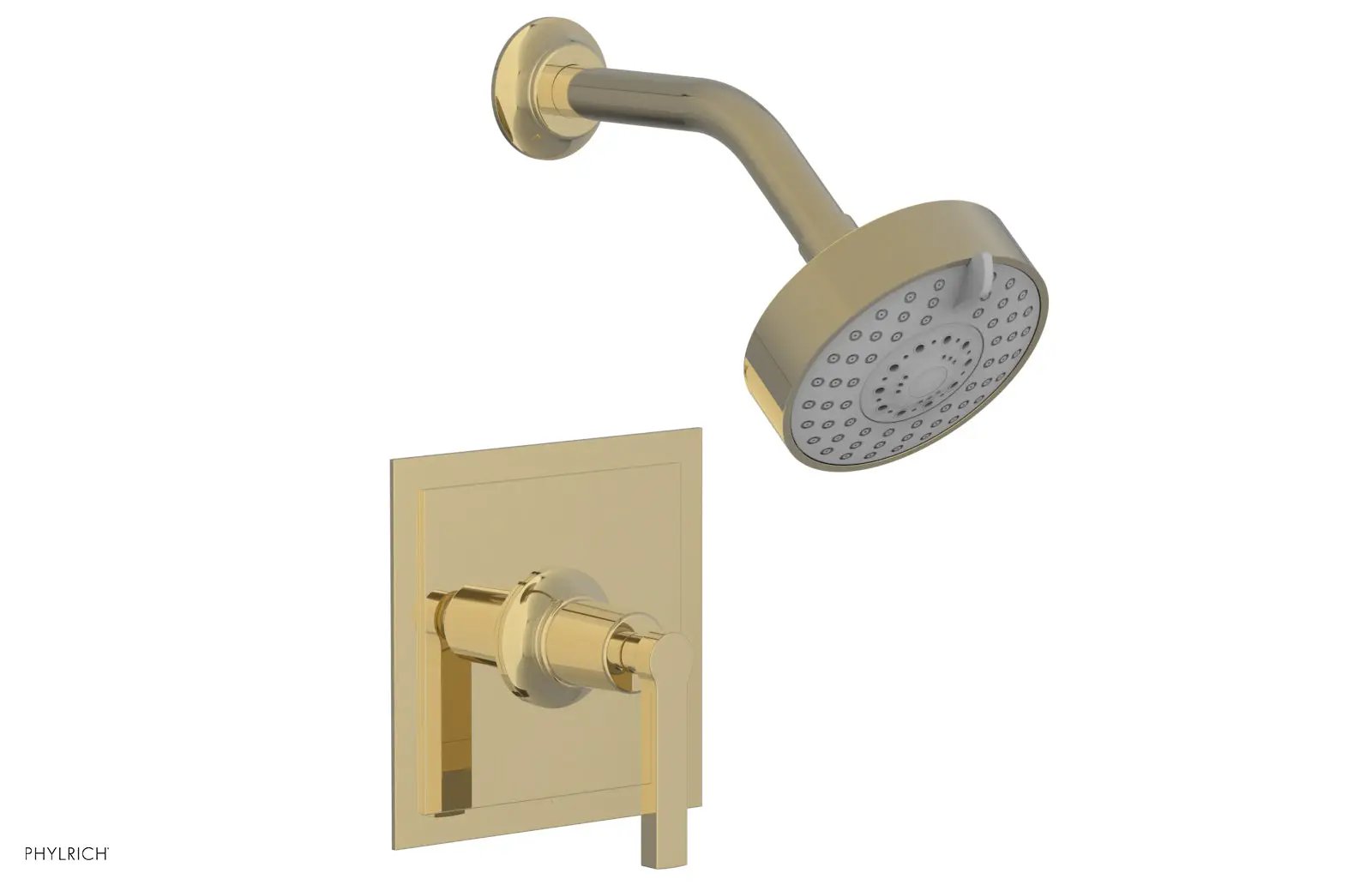 Phylrich HEX MODERN Pressure Balance Shower Set - Lever Handle by Phylrich