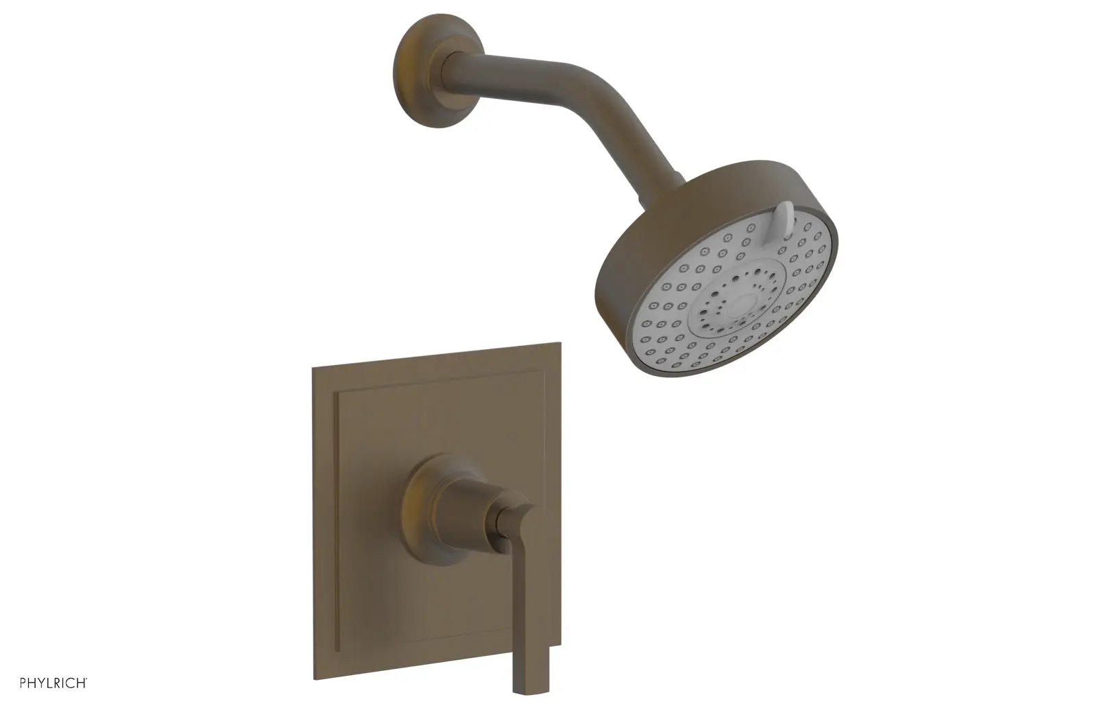 Phylrich HEX MODERN Pressure Balance Shower Set - Lever Handle by Phylrich