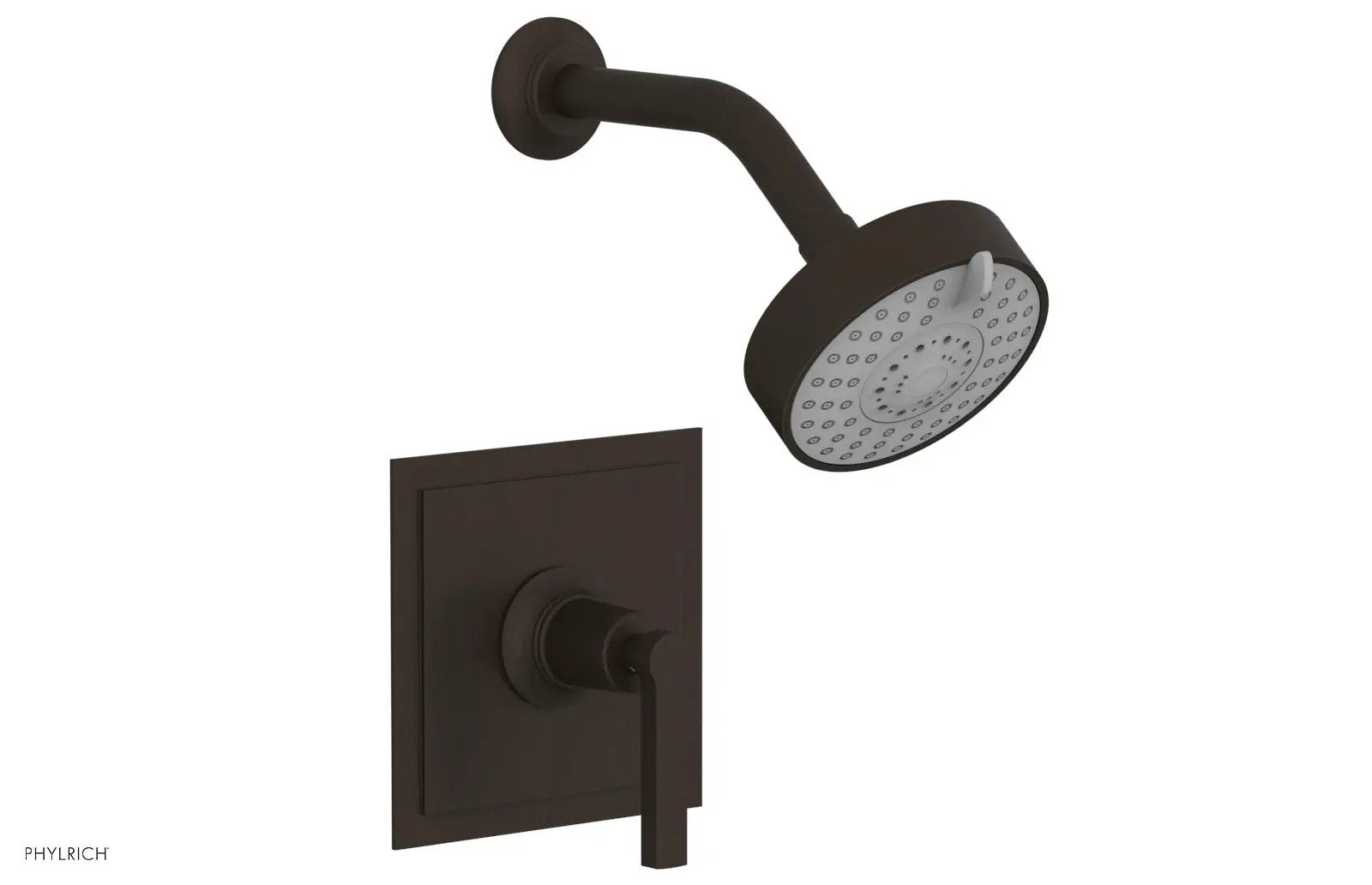 Phylrich HEX MODERN Pressure Balance Shower Set - Lever Handle by Phylrich