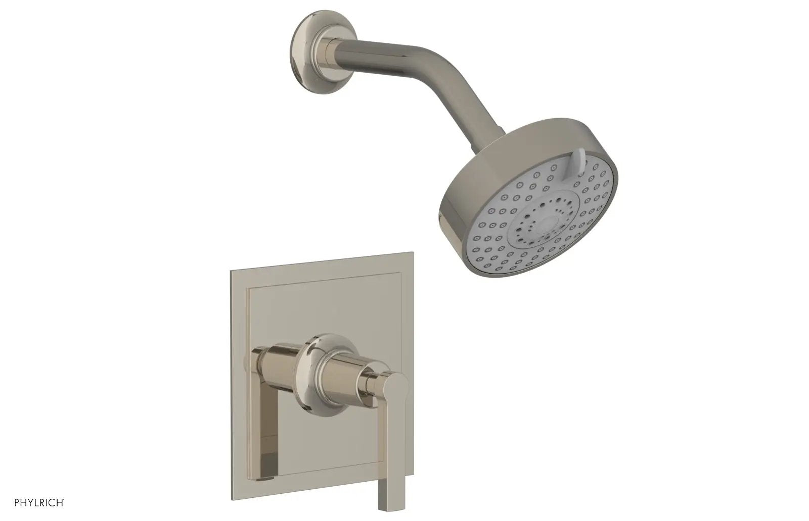 Phylrich HEX MODERN Pressure Balance Shower Set - Lever Handle by Phylrich
