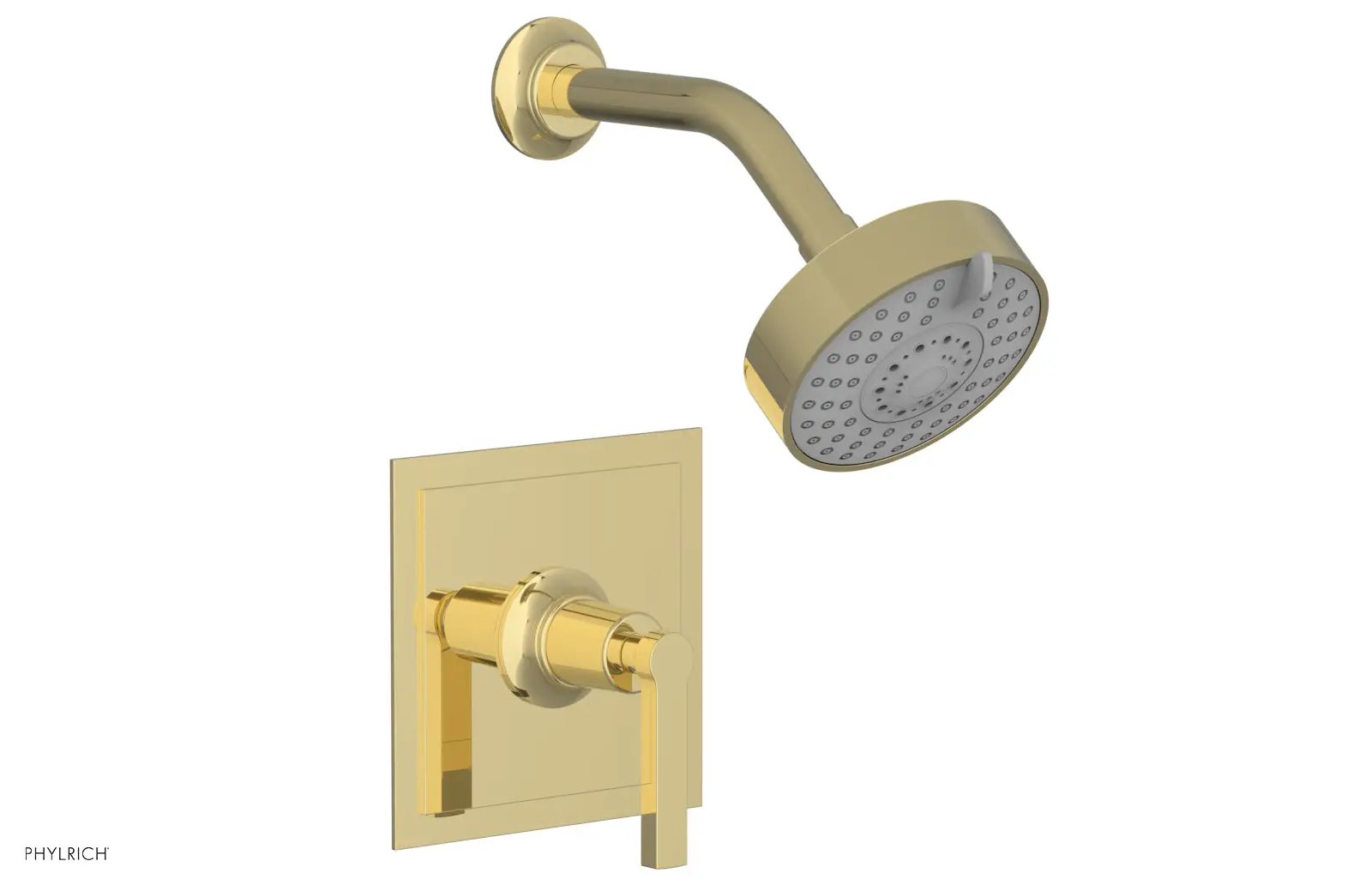 Phylrich HEX MODERN Pressure Balance Shower Set - Lever Handle by Phylrich