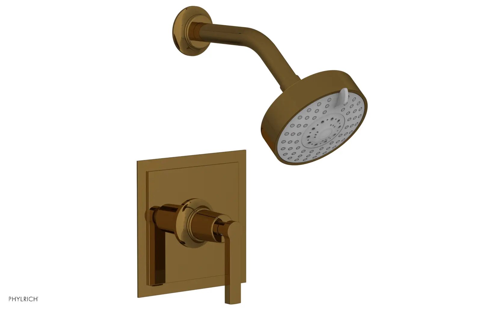 Phylrich HEX MODERN Pressure Balance Shower Set - Lever Handle by Phylrich