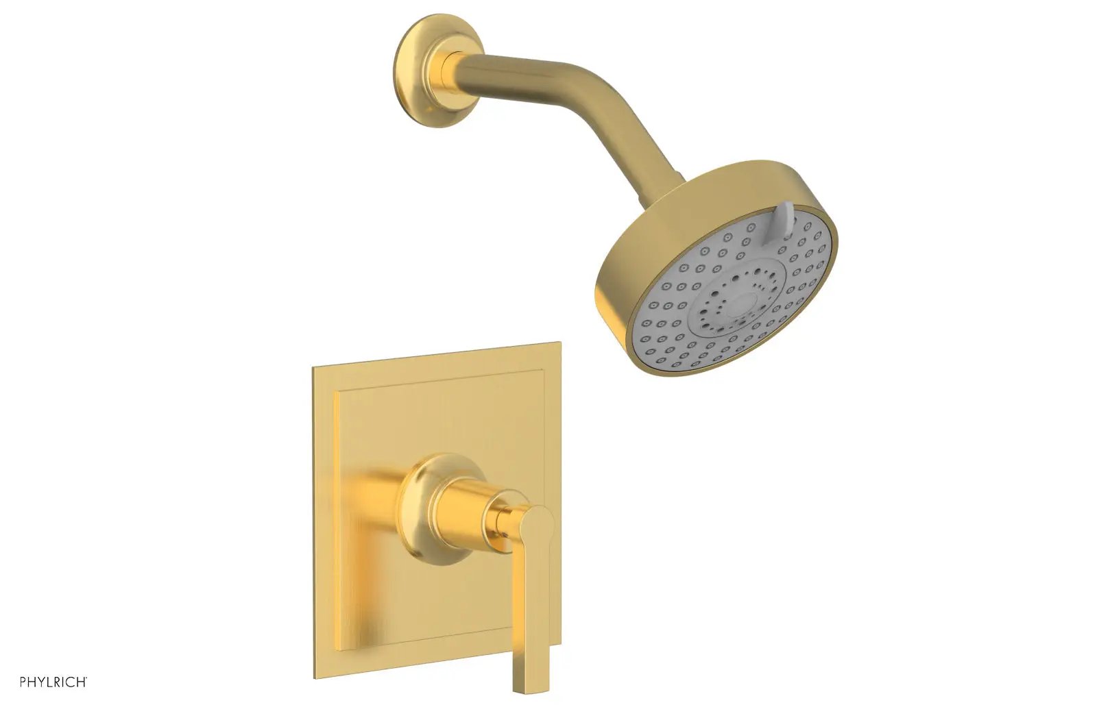 Phylrich HEX MODERN Pressure Balance Shower Set - Lever Handle by Phylrich