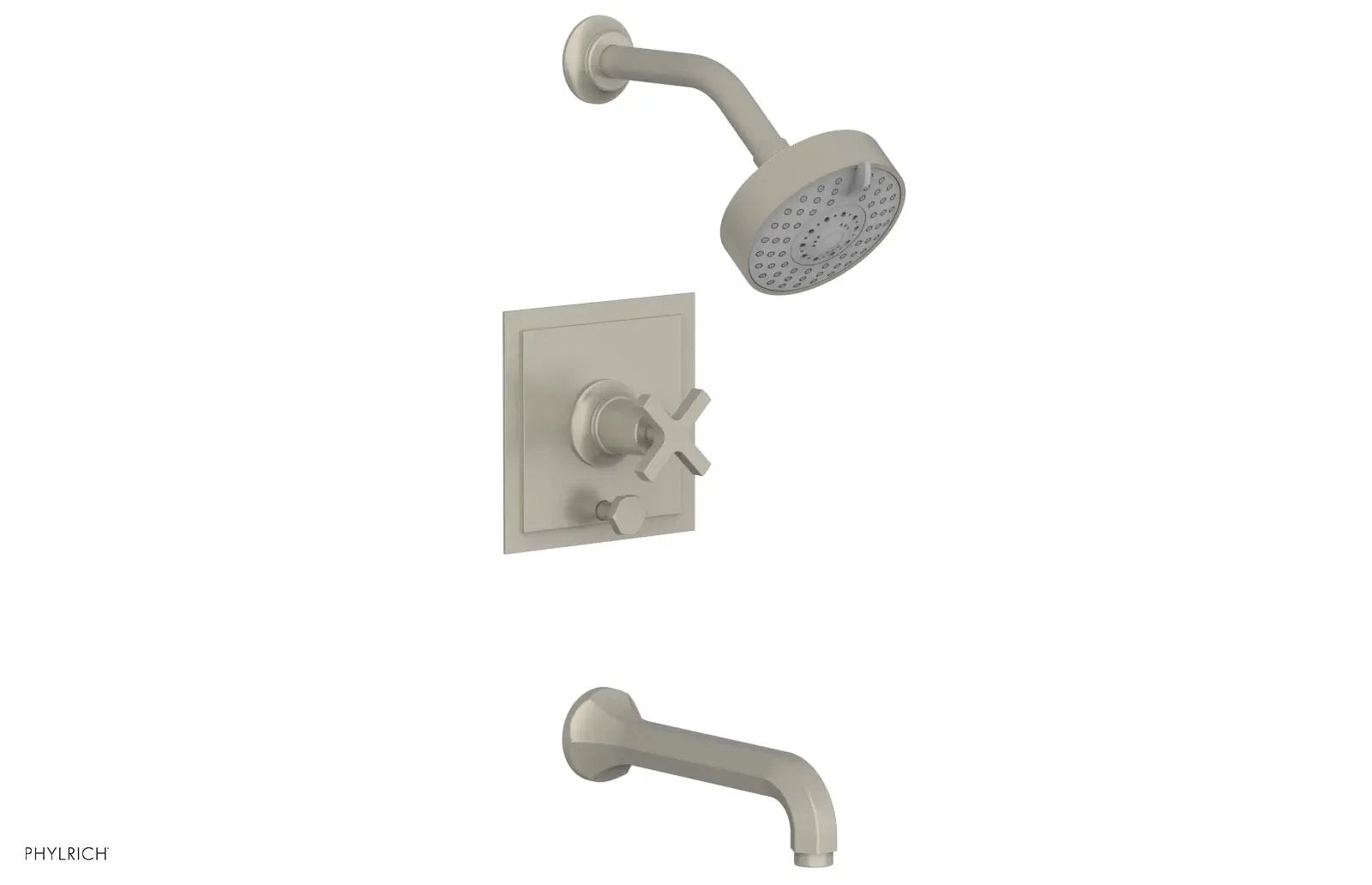 Phylrich HEX MODERN Pressure Balance Tub and Shower Set by Phylrich