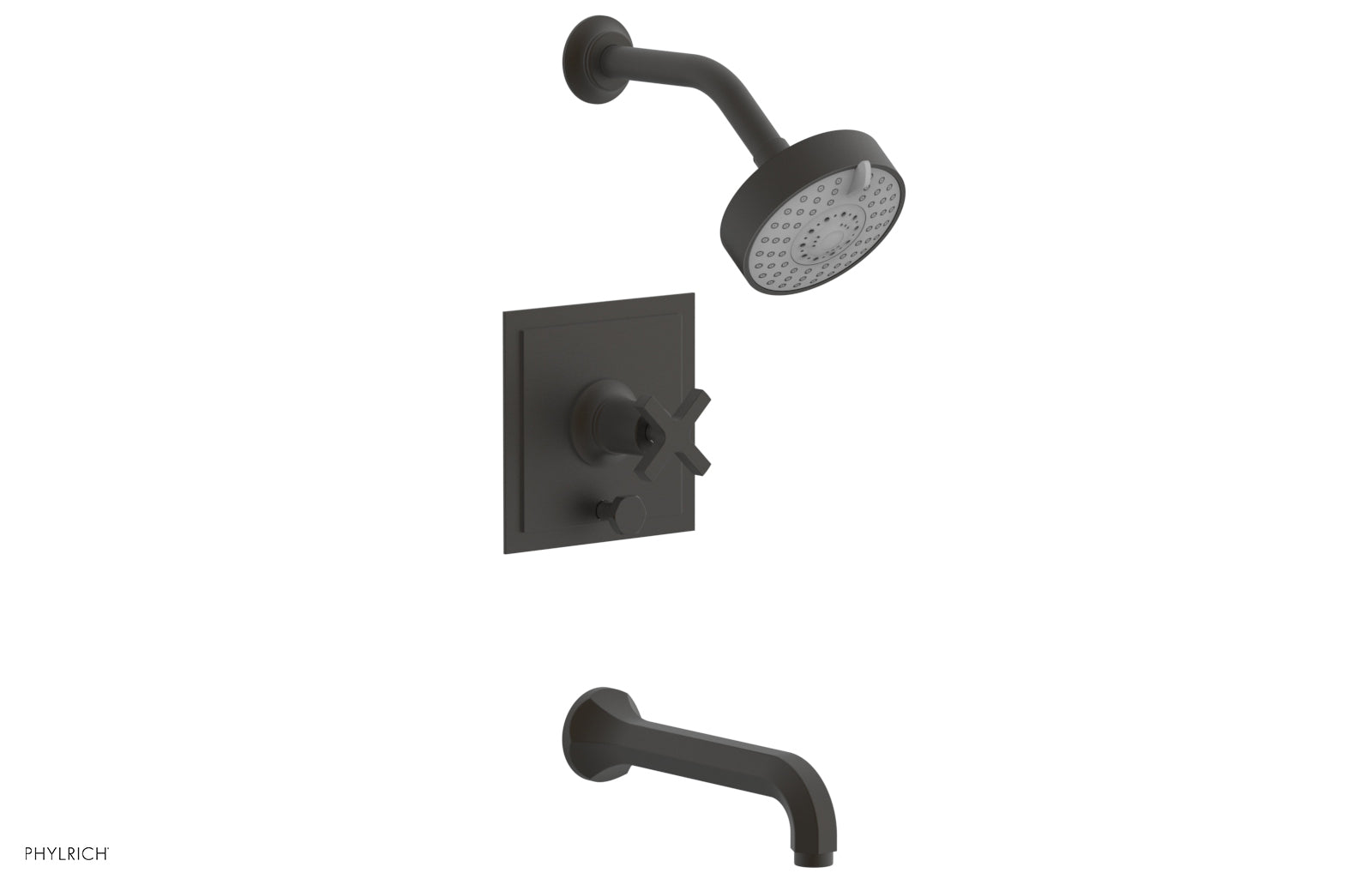 Phylrich HEX MODERN Pressure Balance Tub and Shower Set