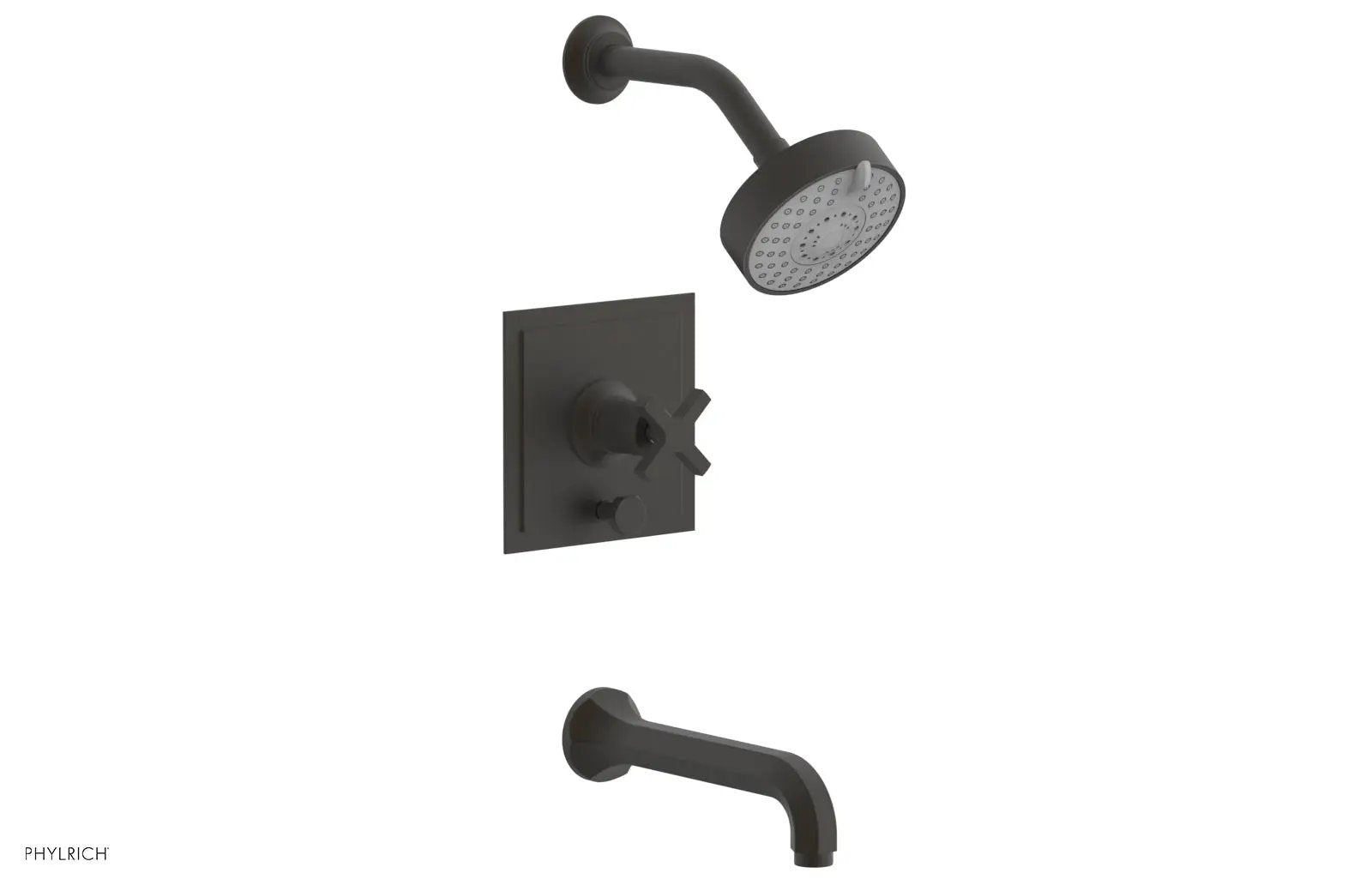 Phylrich HEX MODERN Pressure Balance Tub and Shower Set by Phylrich